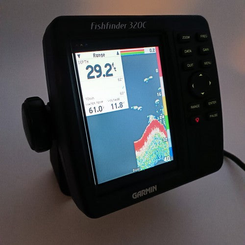 refurbished garmin fish finders GARMIN FISHFINDER 320C Marine Boat COLOR ECHO Sounder Sonar Fish Finde