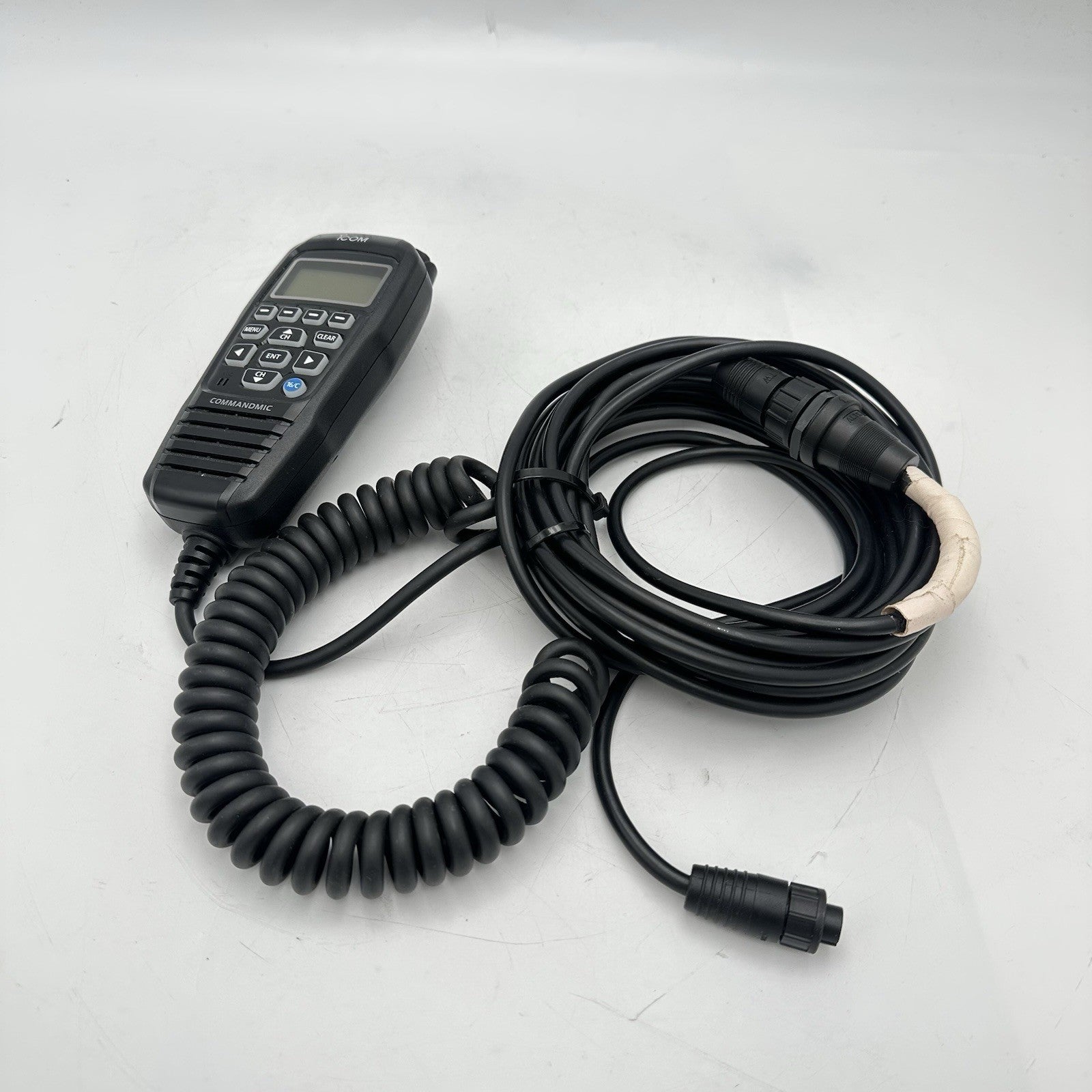 Icom HM-195B CommandMic IV Remote Microphone Black DSC Marine Radio HM195B1
