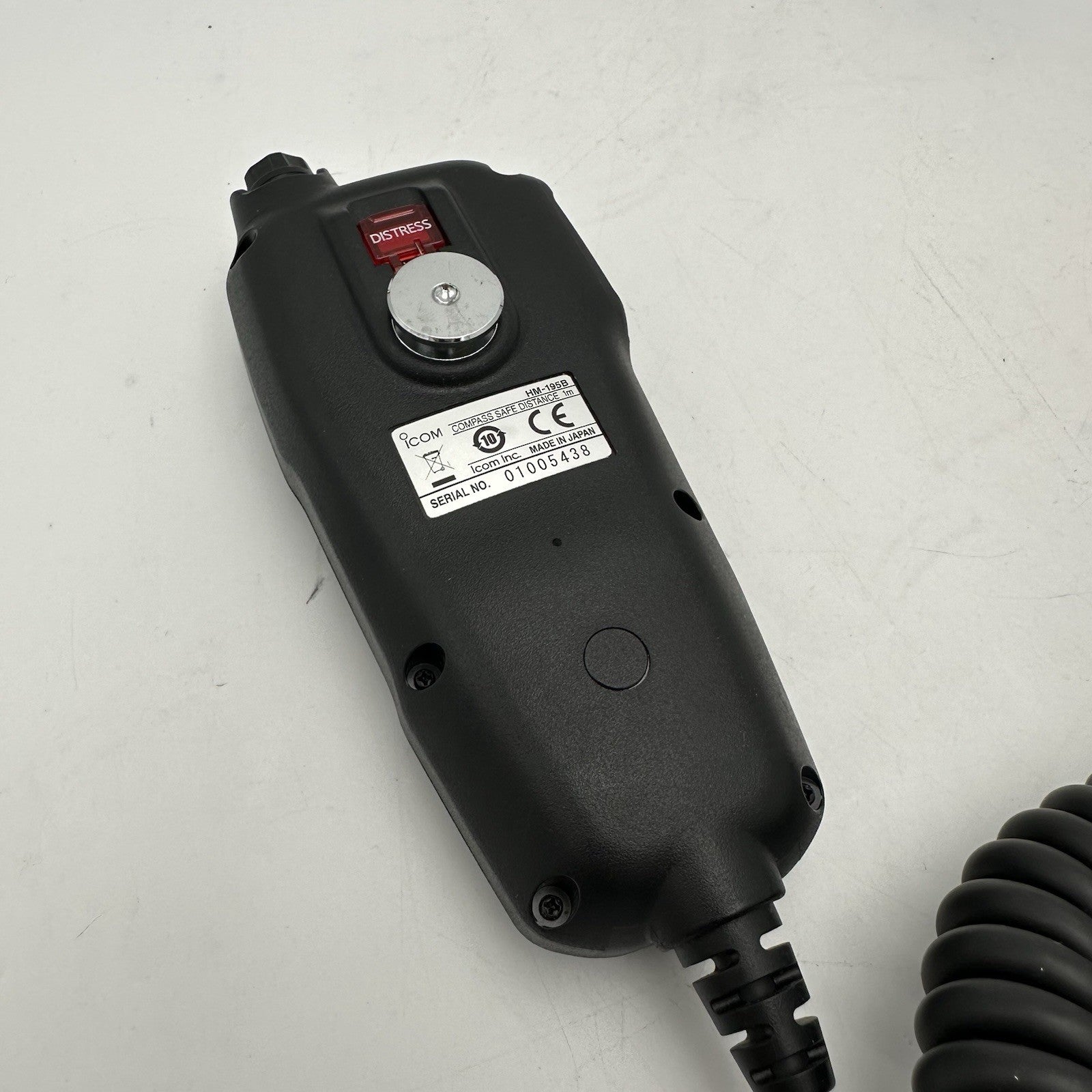 Icom HM-195B CommandMic IV Remote Microphone Black DSC Marine Radio HM195B7