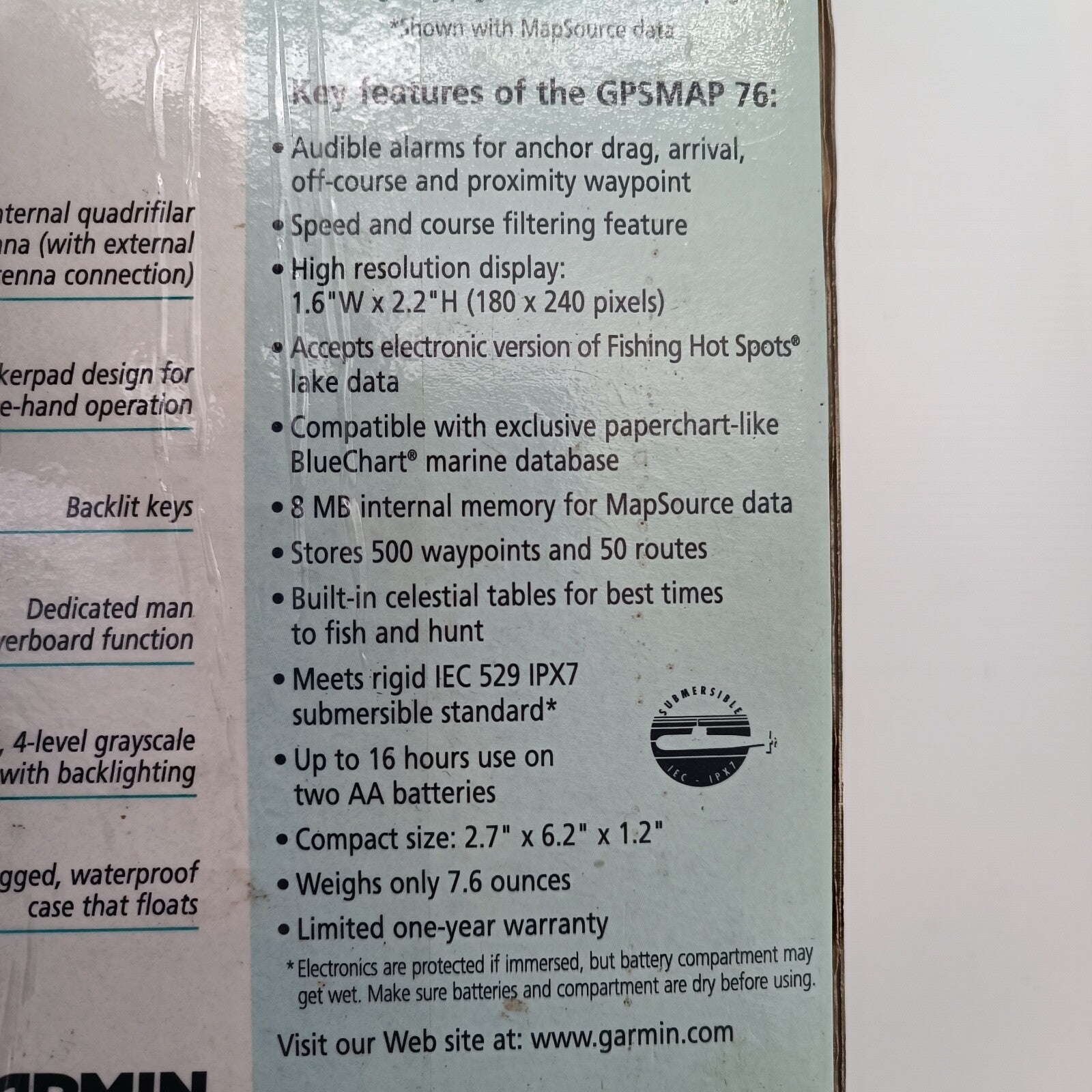 Garmin GPSMAP 76 Versatile Handheld GPS Charplotting Receiver with Cable15
