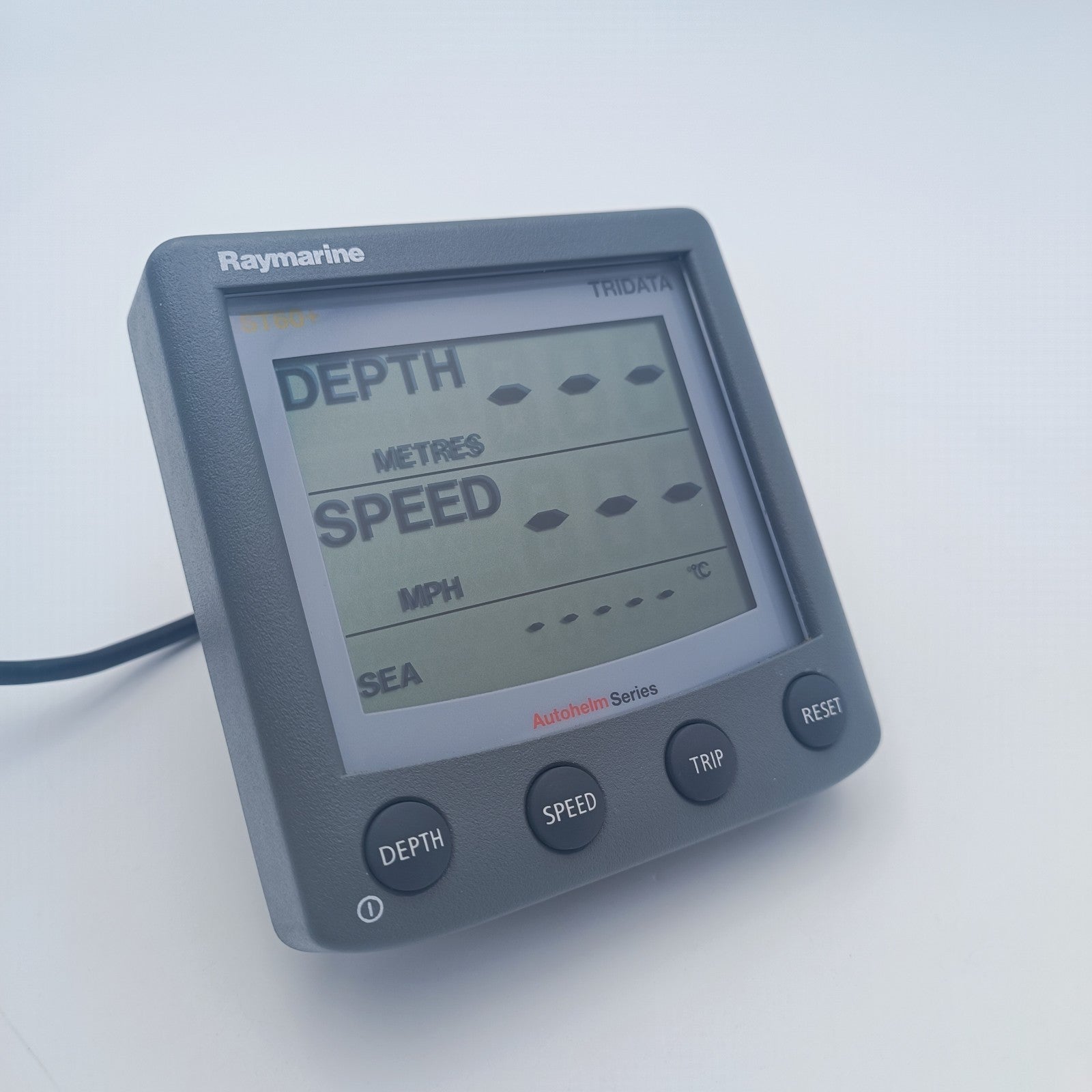 Raytheon Raymarine ST60+ TRIDATA Autohelm Series Instrument Display A22004-P0