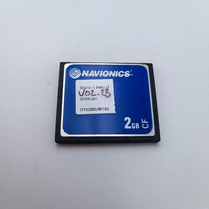 NAVIONICS SWEDEN WEST DENMARK 5G483S2 Marine Charts CF Card Raymarine Geonav 2GB0
