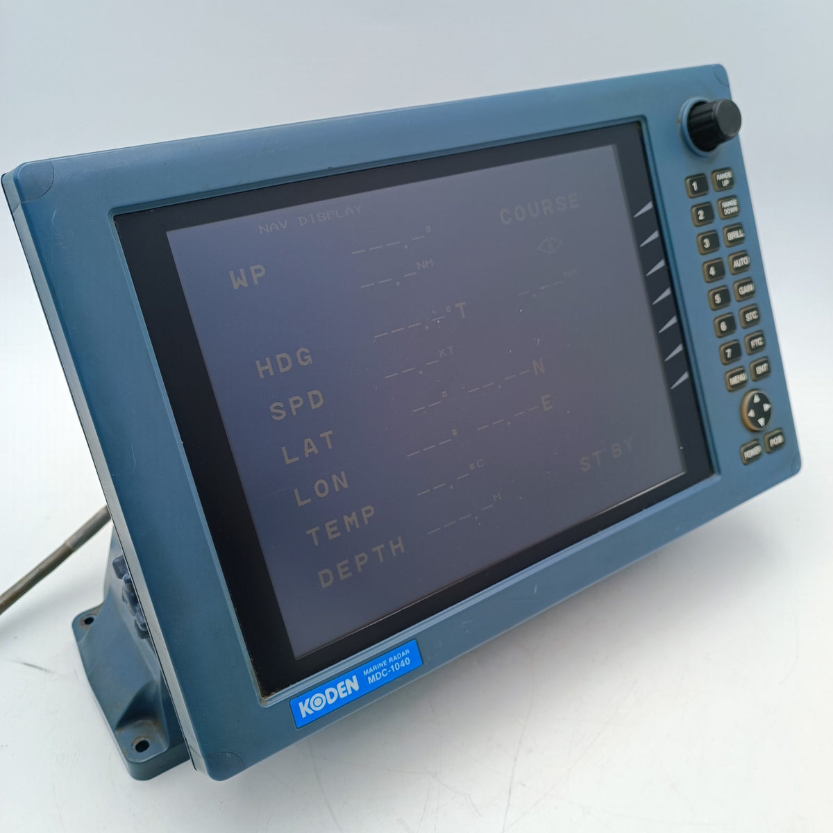 Koden MDC-1040 MRD-97 Marine Radar Display Unit Navigation Screen w/ Bracket0