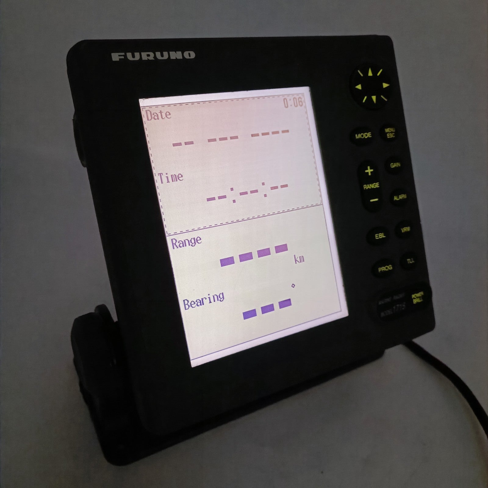 Furuno 1715 RDP-142 Marine Radar Display Unit w/ Mounting Bracket RDP 142 12/24V10