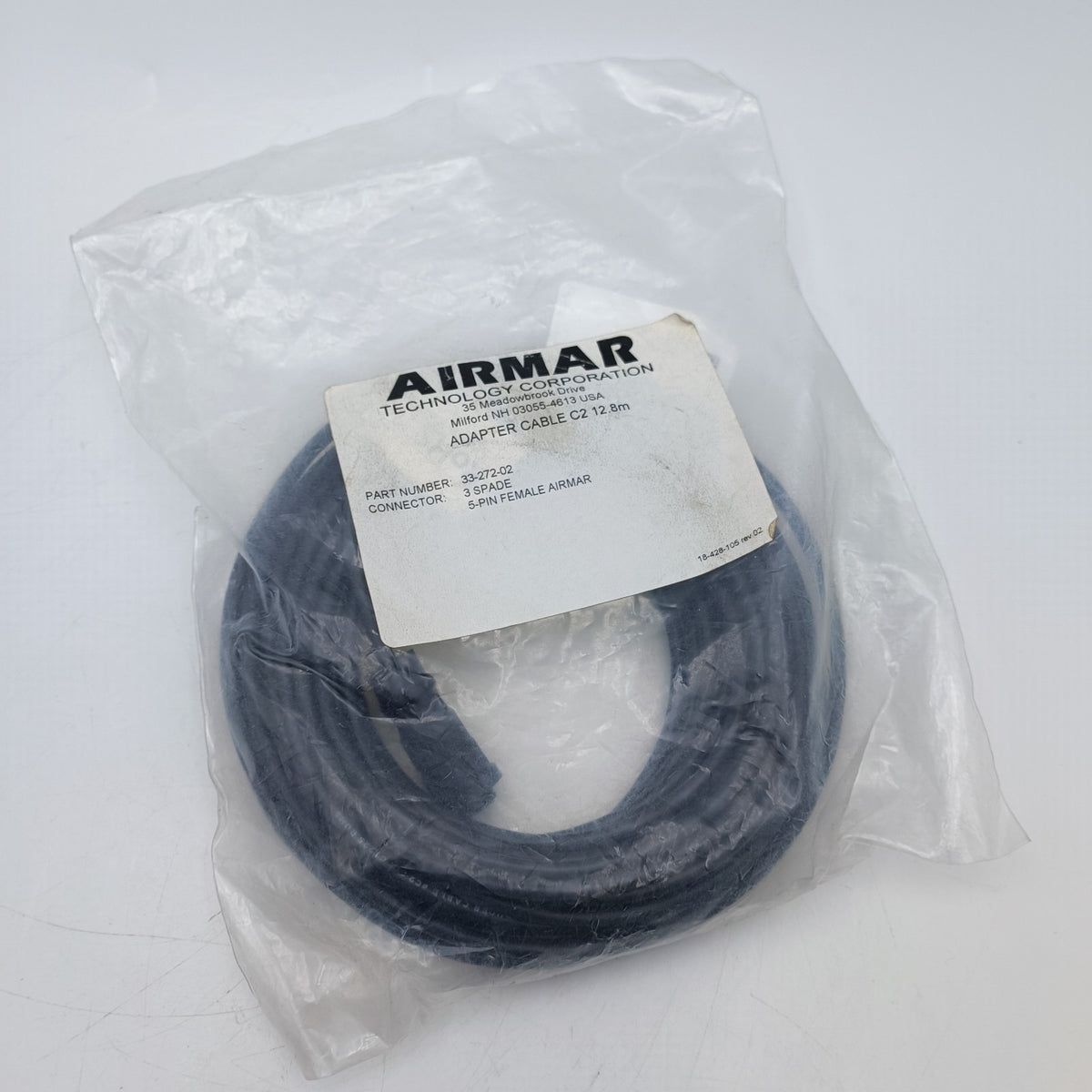 Raymarine ST60 Airmar 33-272-02 C2 12.8m Transducer Adapter Cable 5-Pin to 3 Pin1