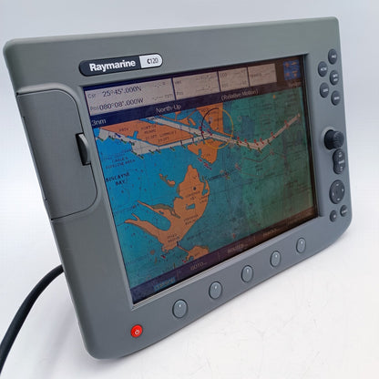 Raymarine C120 GPS Chartplotter E02022 Radar Multi-Function Legacy Display MFD0