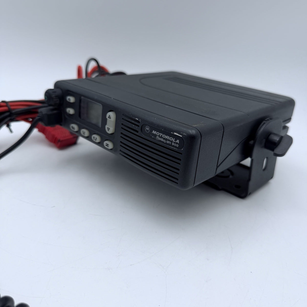 Motorola GM900 MR504B UHF Mobile Radio 403-470MHz 25W w/ Mic Bracket HAM Radio8