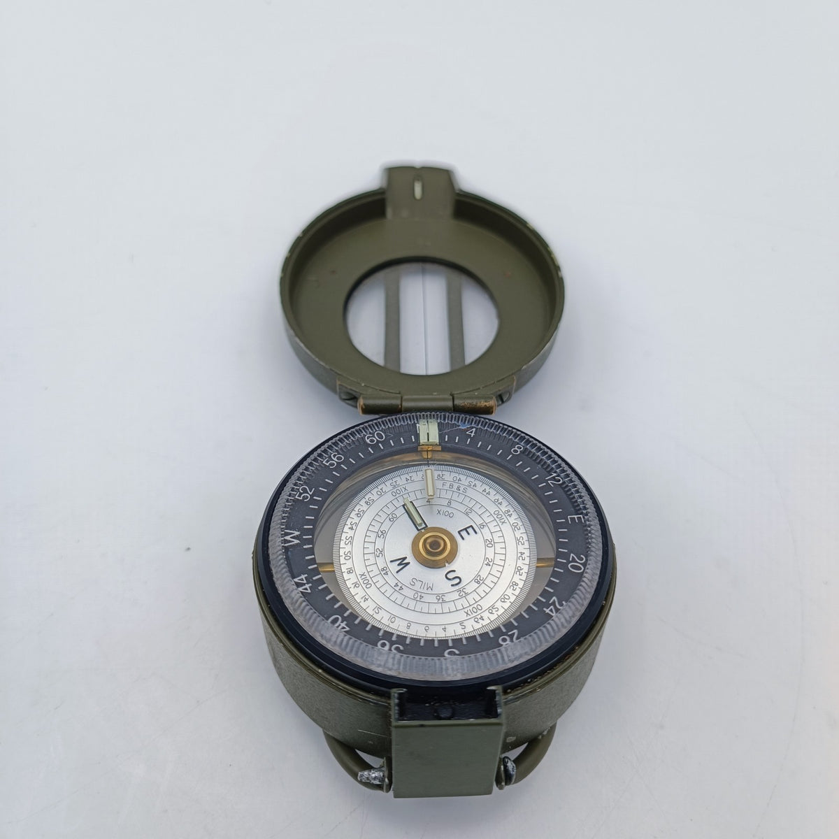 FRANCIS BARKER M-88 Prismatic Military Compass M88 Mils Olive Drab Made In UK2