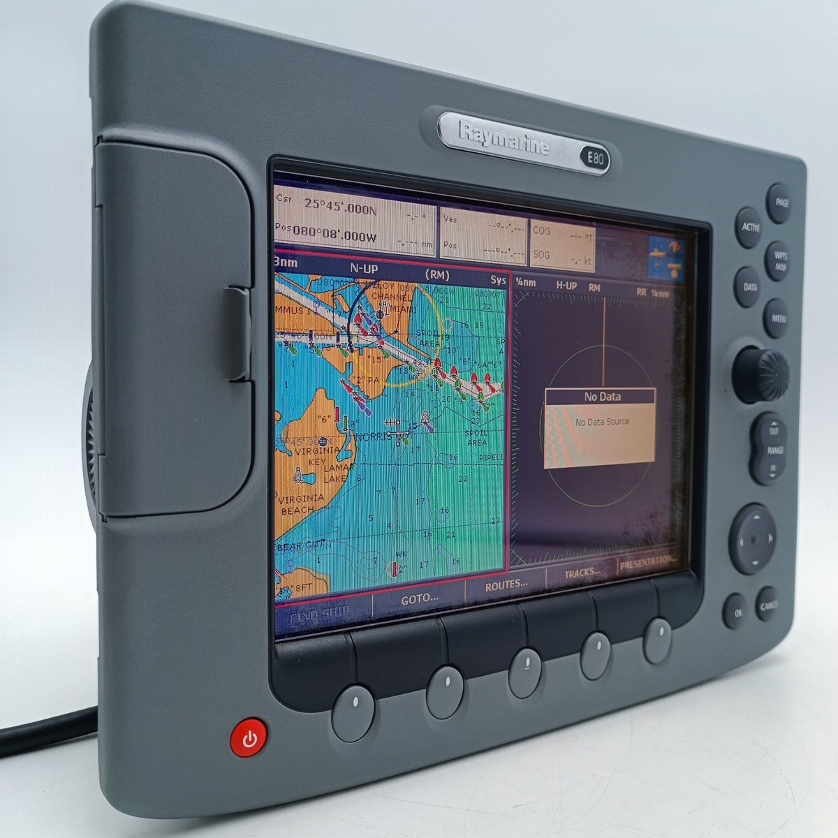 Raymarine E80 E02011 MFD Chartplotter Fishfinder Radar Sonar Classic Display1