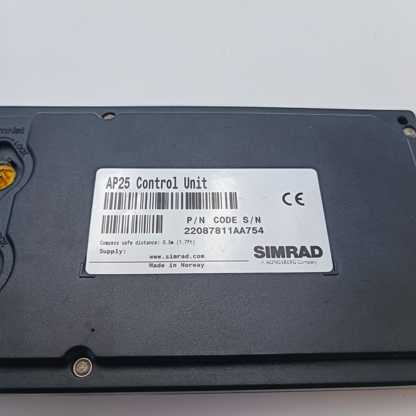 SIMRAD AP25 Control Unit Autopilot Display Control Head Controller 220878113