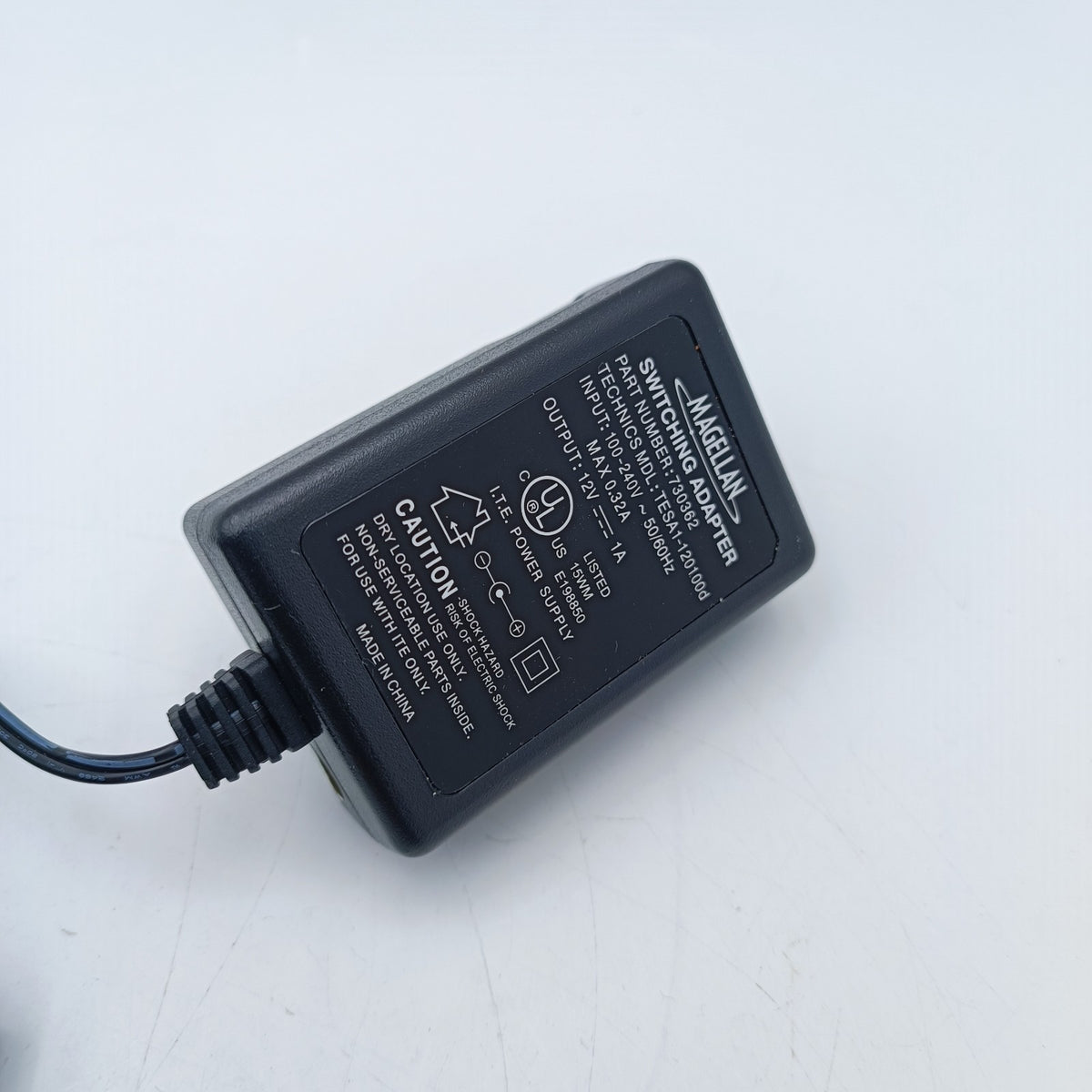 Magellan 730362 Switching AC Adapter 12V 1A Power Supply MDL-1501-1201001