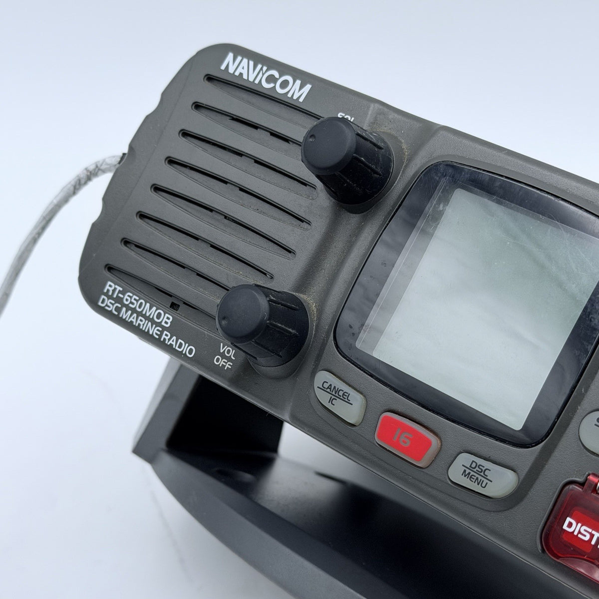 Navicom RT-650 MOB Marine VHF Radio Transmitter Remote Control Mic Handset RT6504