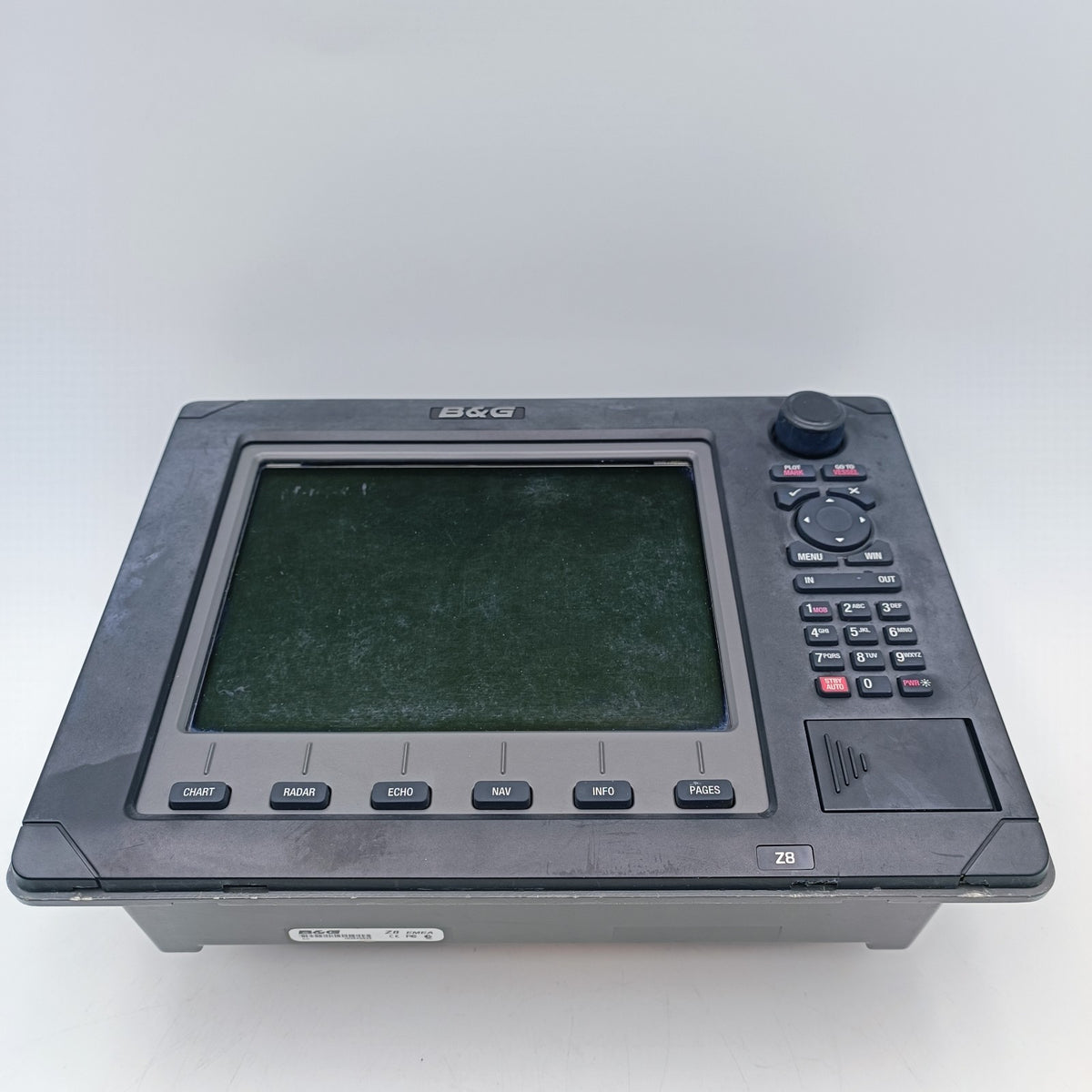 B&G Zeus Z8 8" Marine GPS Chartplotter MFD Display w/ Sun Cover & Power Cable6