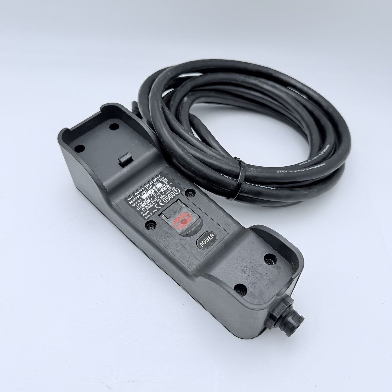 FURUNO HS-2721 RB-2721 Handset f/FM-2721 Marine VHF Radiotelephone – PERFECT!2