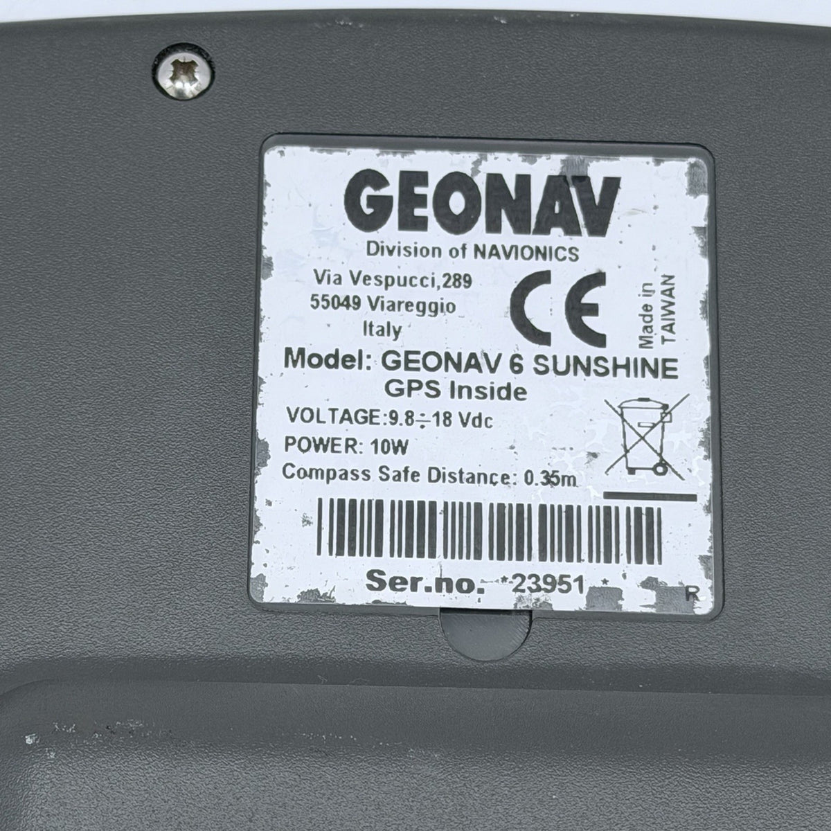 Geonav 6 Sunshine GPS Chartplotter Display GPS Inside Marine Navigation Unit7