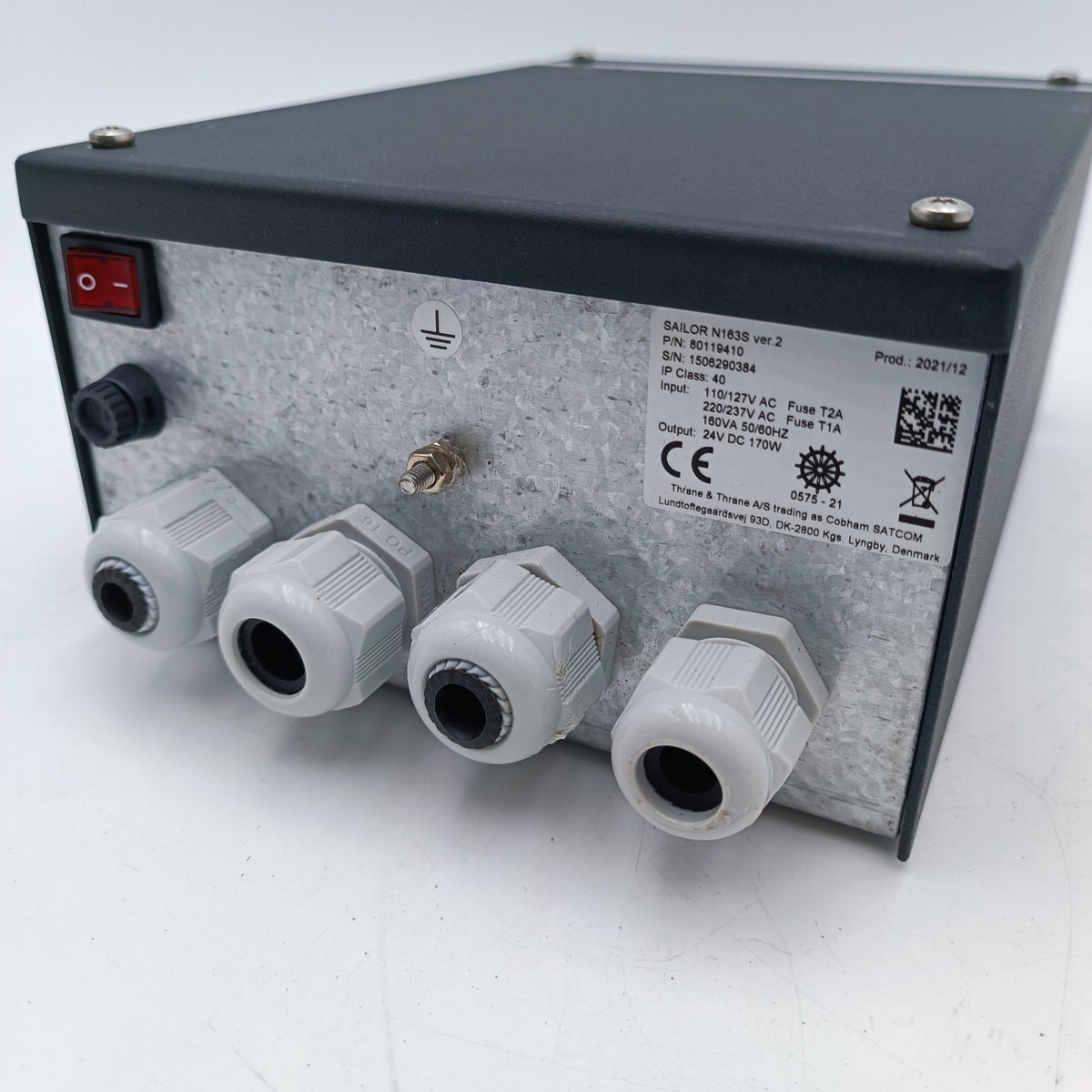 SAILOR N163S Ver.2 AC/DC Power Supply 24V 130W Marine Radio EuroCom Denmark2