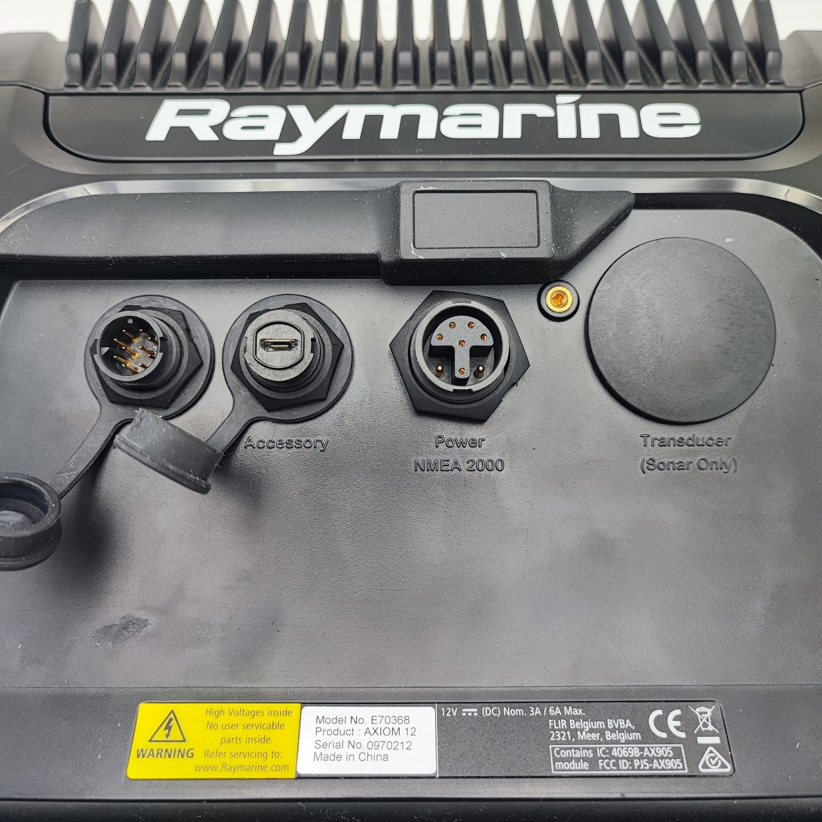 Raymarine E70368 Axiom 12 Marine 12” Multifunction Display Chartplotter Radar12