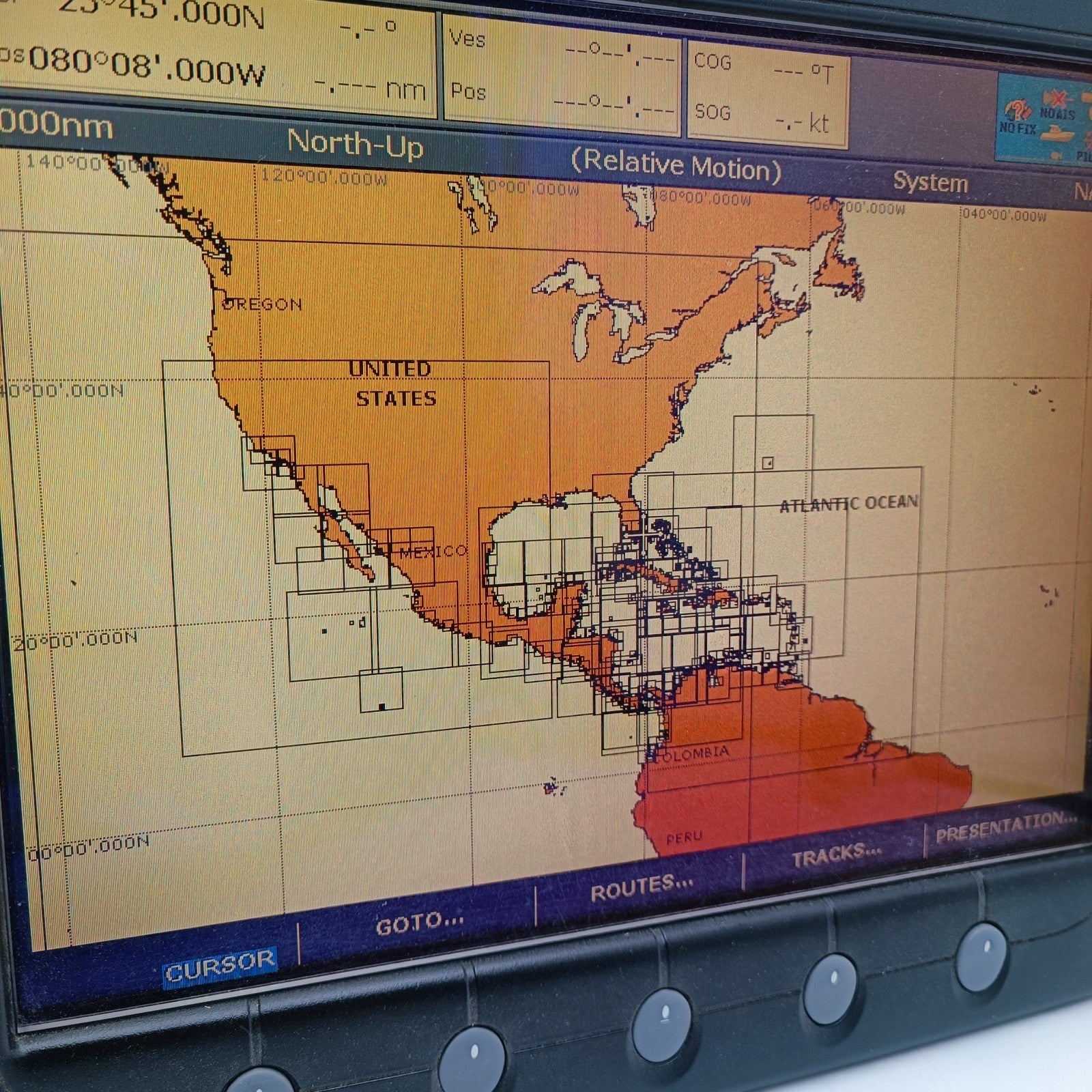 Navionics Chart Card CF 17XG Mid America & Caribbean 256MB Raymarine Geonav1