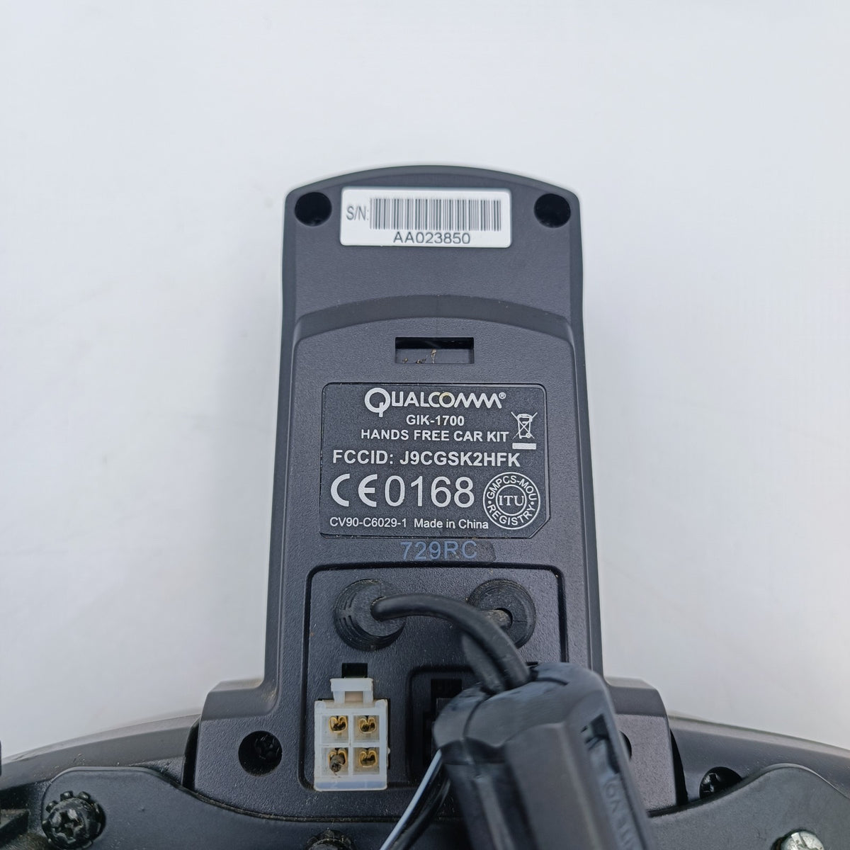 Qualcomm Globalstar GIK-1700 Car Kit Cradle for GSP-1700 Satellite Phone w/ Cabl10