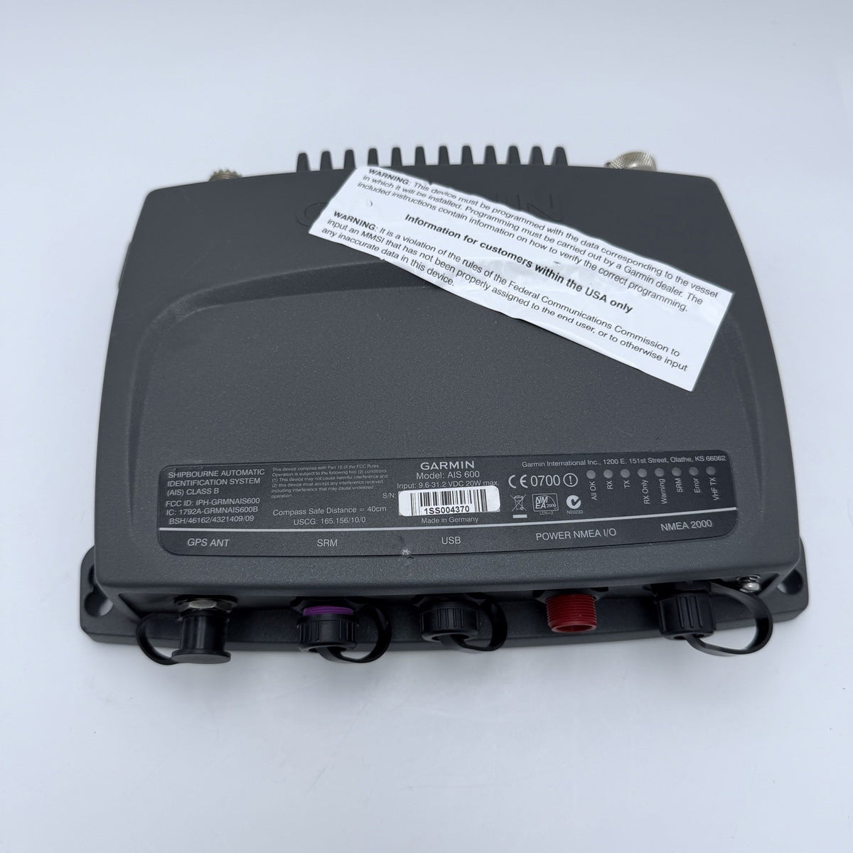Garmin AIS 600 Automatic Identification System Transceiver AIS600 Sender Receiv5