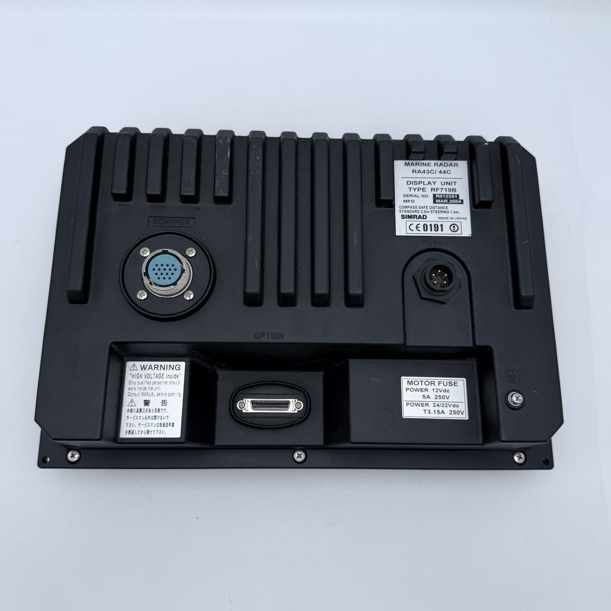 SIMRAD RA43C 44C Sonar Radar TFT RF719B Radar Scanner Radome RA 43C RA44C4