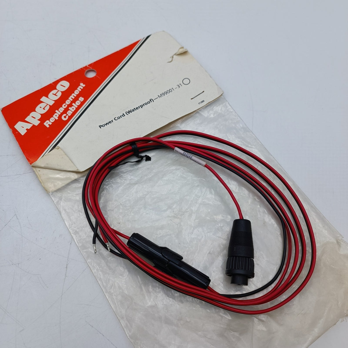 Apelco M99001-31 Waterproof Power Cord Cable 2-Pin Marine Electronics Cables1