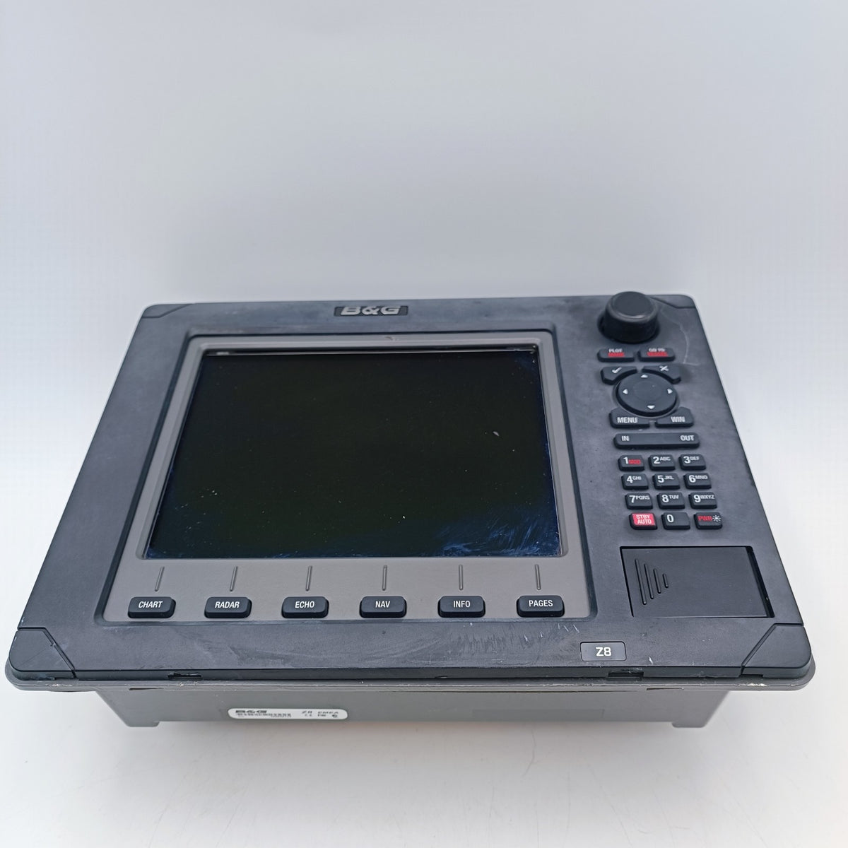 B&G Zeus Z8 8" Marine GPS Chartplotter MFD Display w/ Sun Cover & Power Cable8