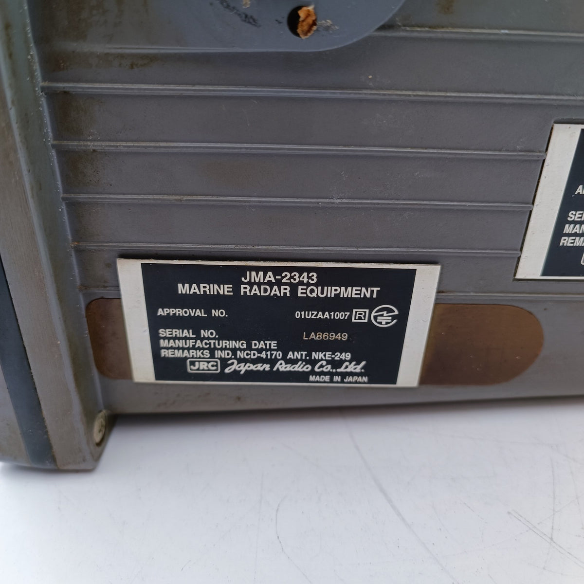 JRC JMA-2344 NCD-4170 Marine Radar Display Unit for NKE-250 Scanner Japan Radio5