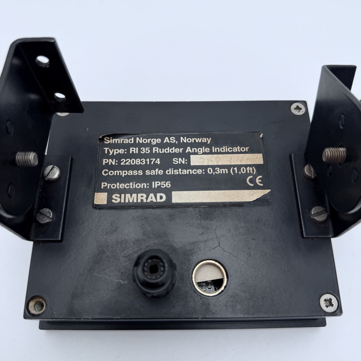 SIMRAD RI35 Rudder Angle Indicator 22083174 Boat Marine RI 35 f/ Autopilot4