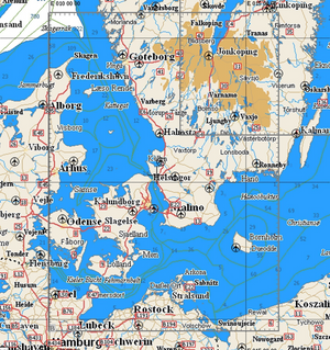 C-MAP NT+ Kullen To Malmoe Sjelland EN-B109 C-Card Marine Charts Raymarine1