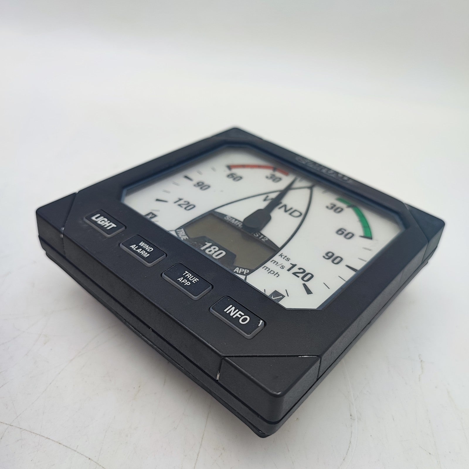 Simrad IS12 WIND Instrument Display E03897 W Speed Direction Display TW Navico6