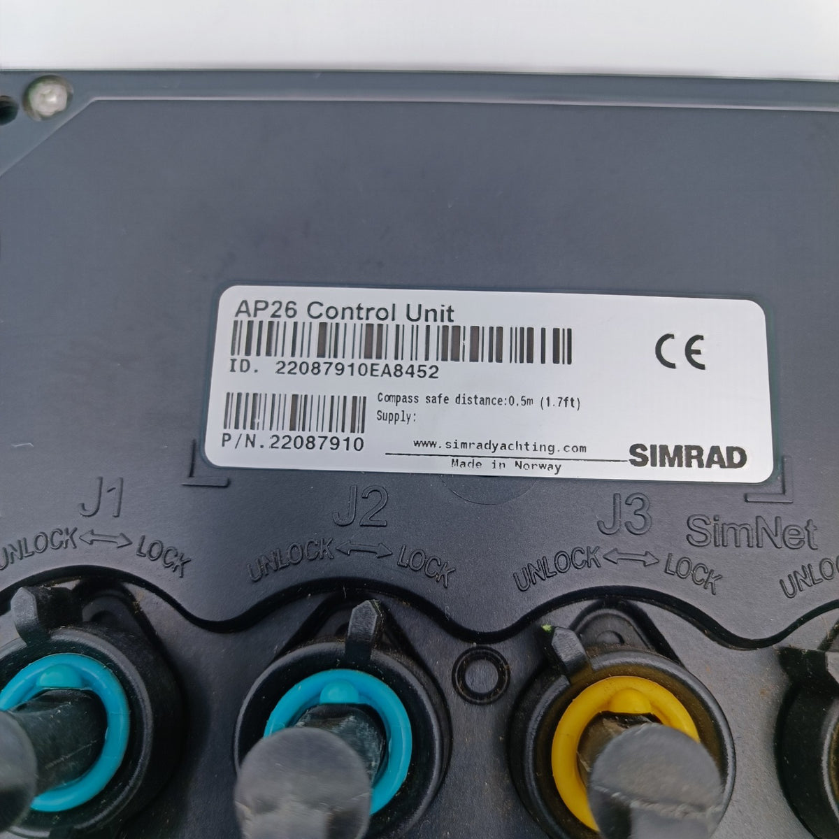 SIMRAD AP26 Autopilot Control Head unit Display 22087910 Controller SimNet12