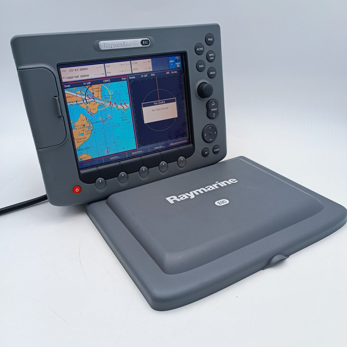 Raymarine E80 E02011 MFD Chartplotter Fishfinder Radar Sonar Classic Display0