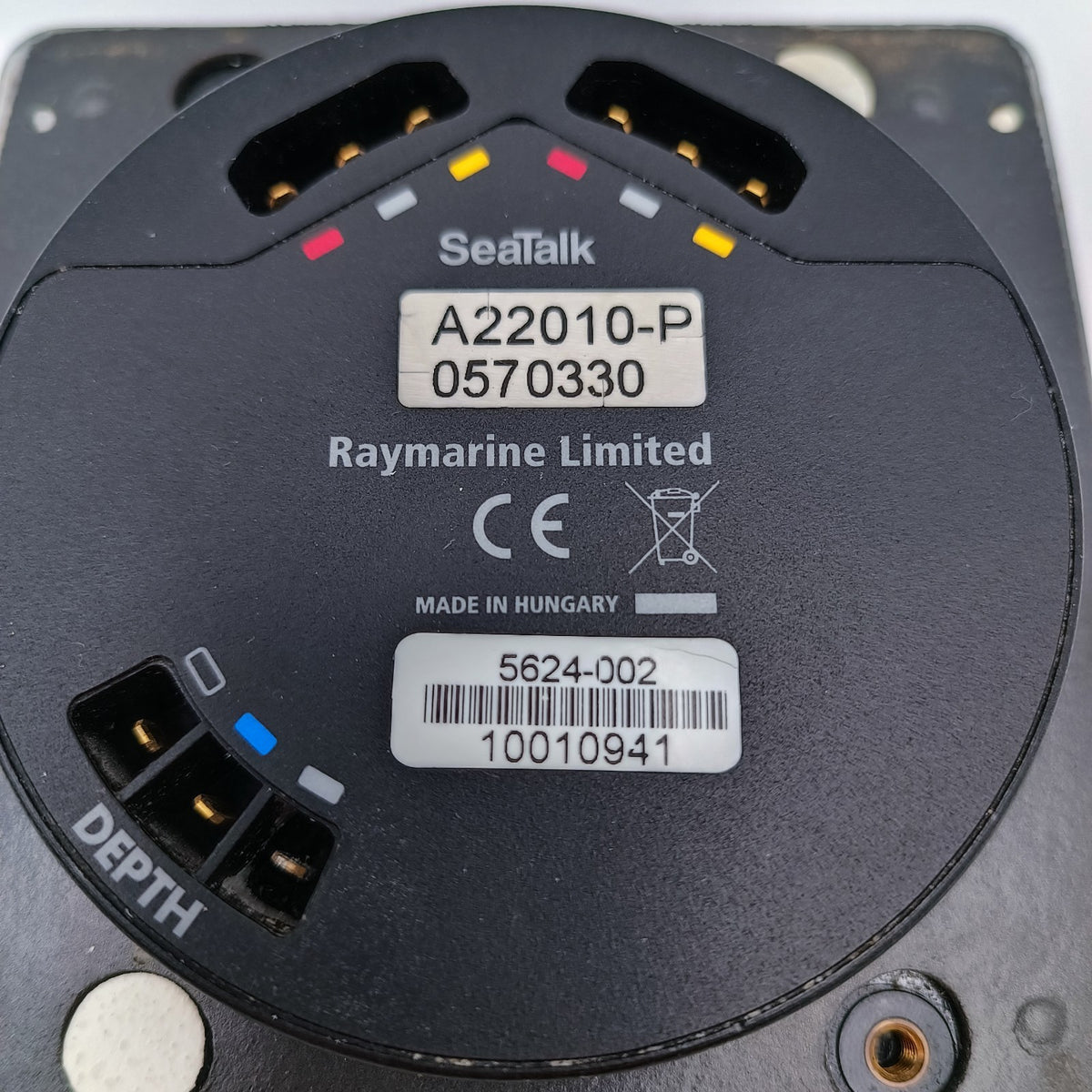 RAYMARINE ST60+ DEPTH ST60 Plus Instrument Display A22010-P Raytheon Autohelm2