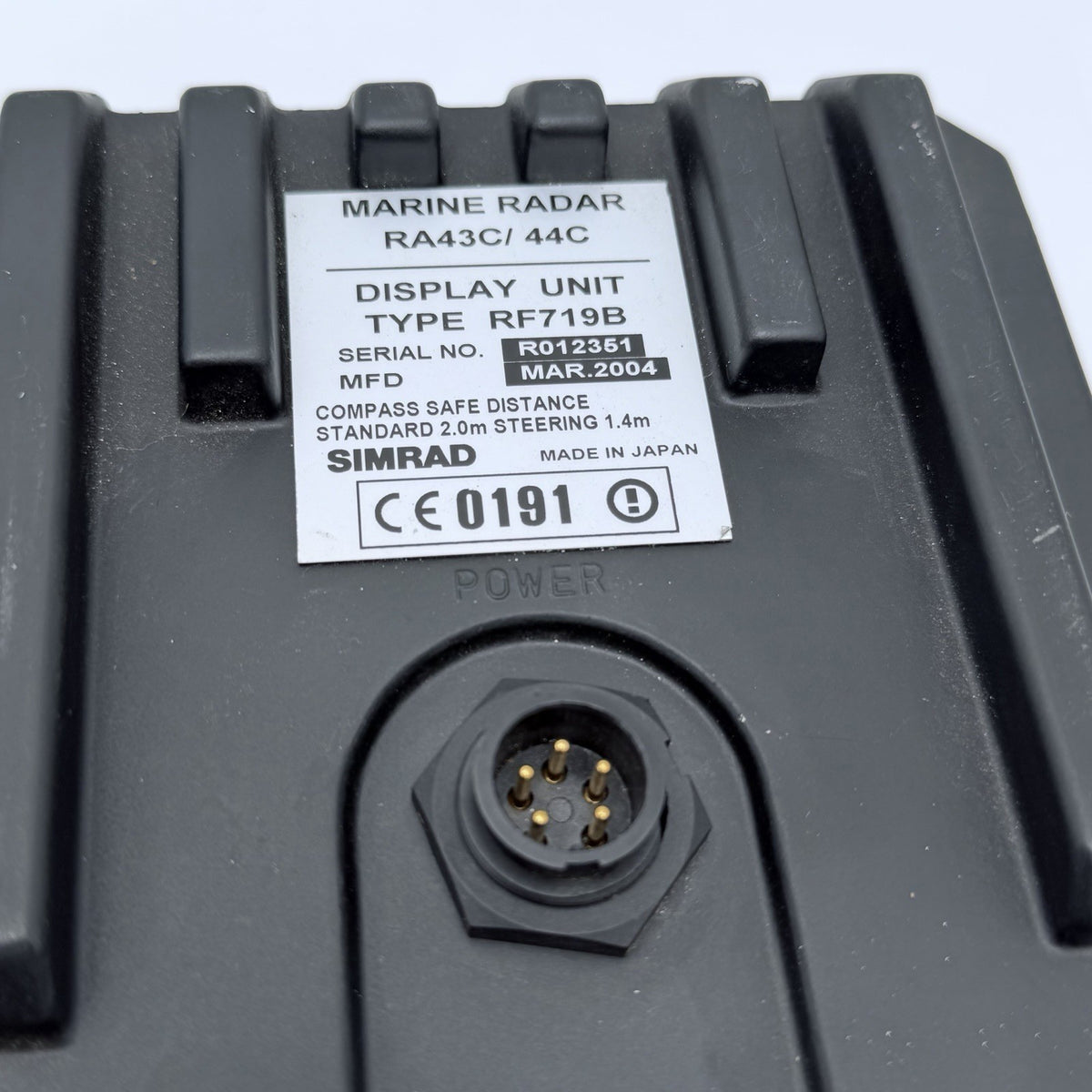 SIMRAD RA43C 44C Sonar Radar TFT RF719B Radar Scanner Radome RA 43C RA44C6