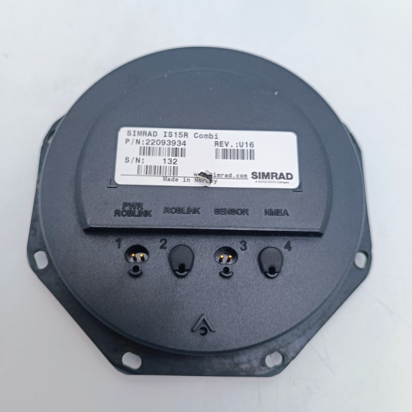 SIMRAD IS15R COMBI Instrument Display Unit 22093 Speed Depth Wind Long Nav IS 153