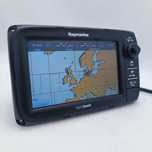 Raymarine e7 HybridTouch Chartplotter MFD Display E62354 SeaTalkNG GPS Radar0
