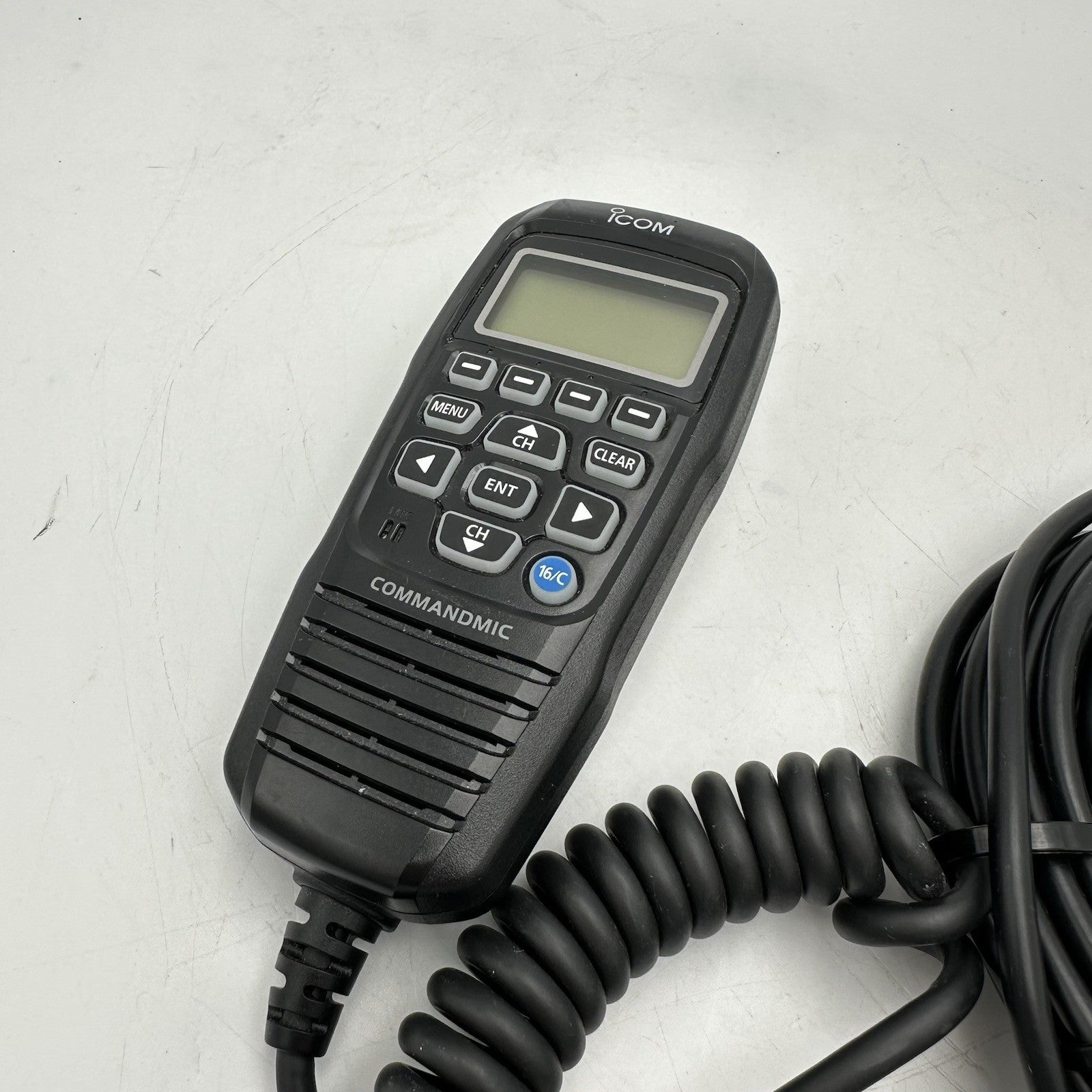 Icom HM-195B CommandMic IV Remote Microphone Black DSC Marine Radio HM195B2