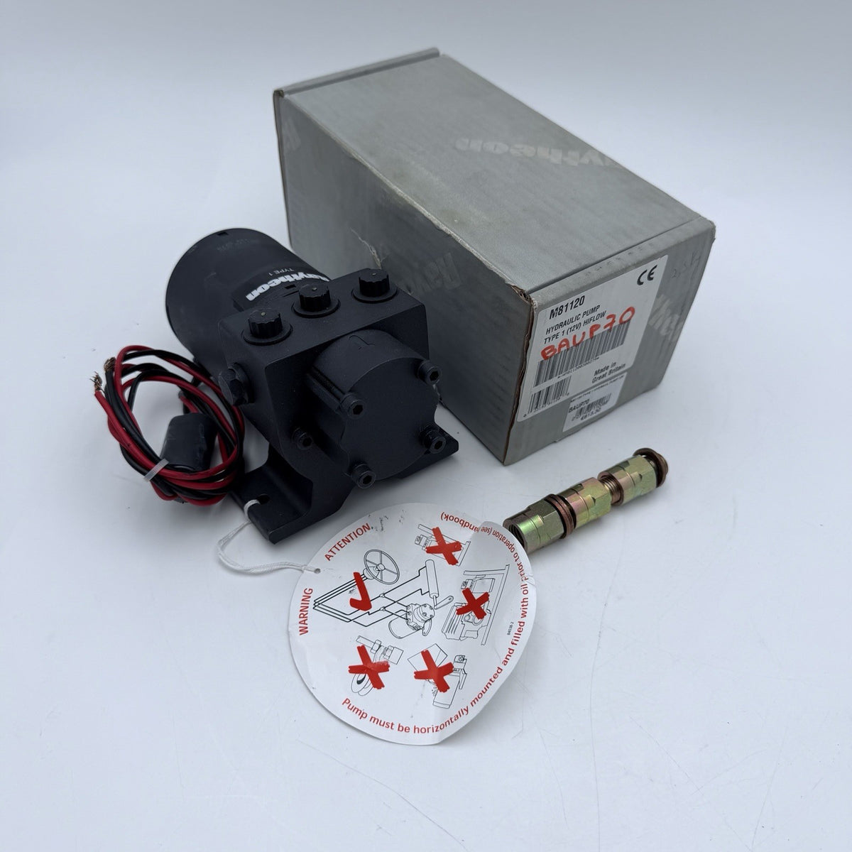 Raymarine Type 1 Hydraulic Pump 12V M81120 Autopilot 1L S2 S3 S2G S3G TYPE 4000