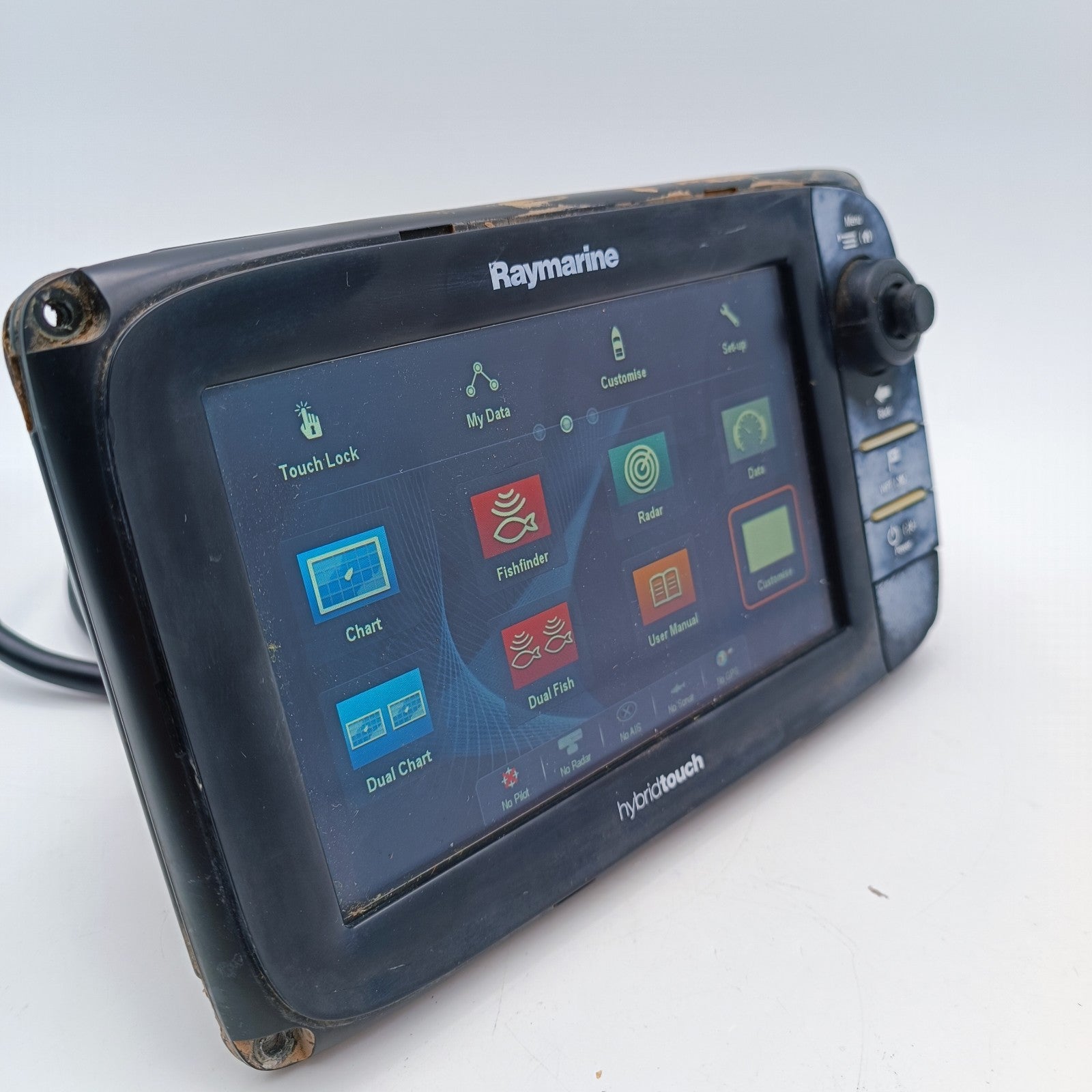 Raymarine e7 HybridTouch Chartplotter MFD Display E62354R SeaTalkNG GPS Radar0