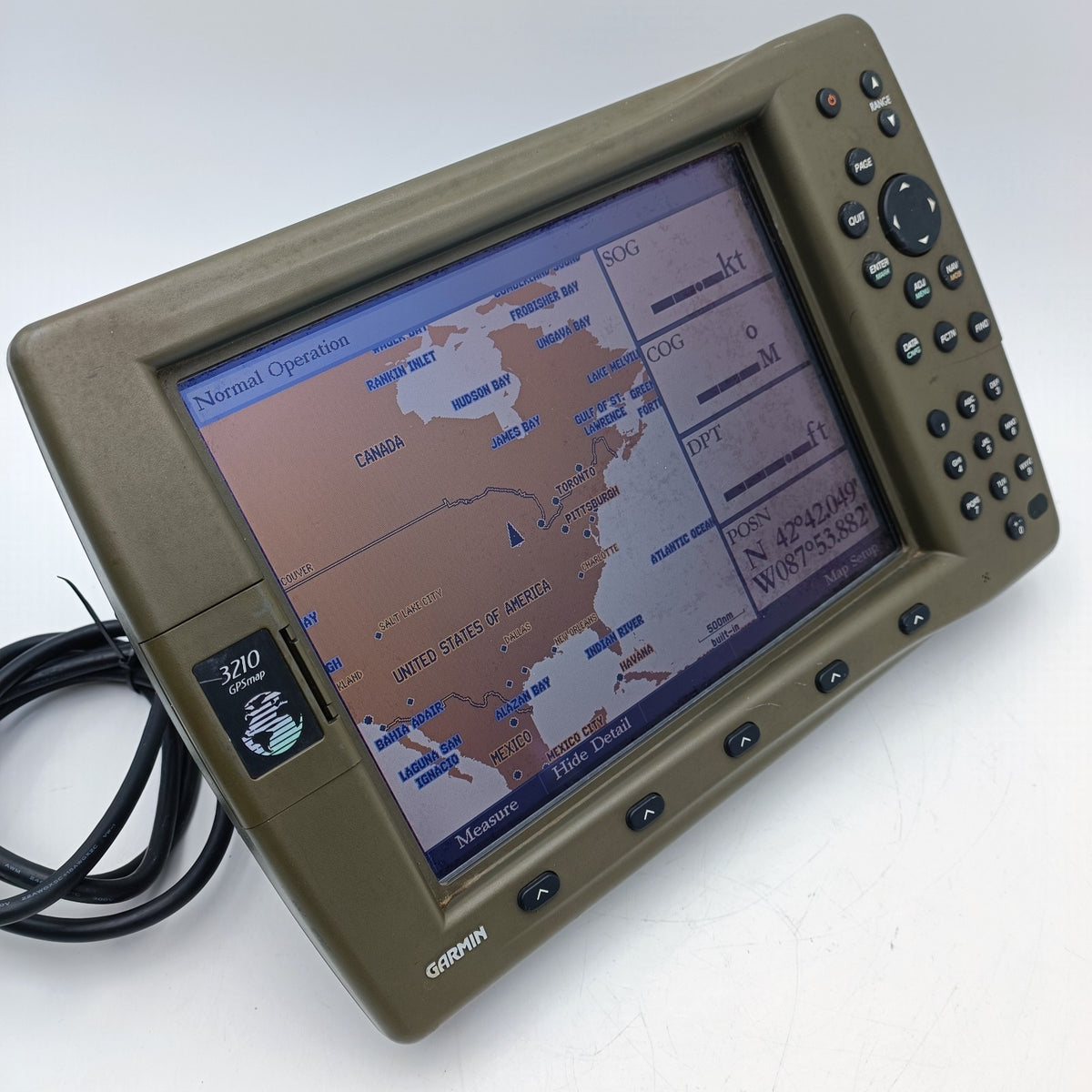 Garmin GPSMAP 3210 10.4" Marine GPS Chartplotter Color Display 011-01380-000