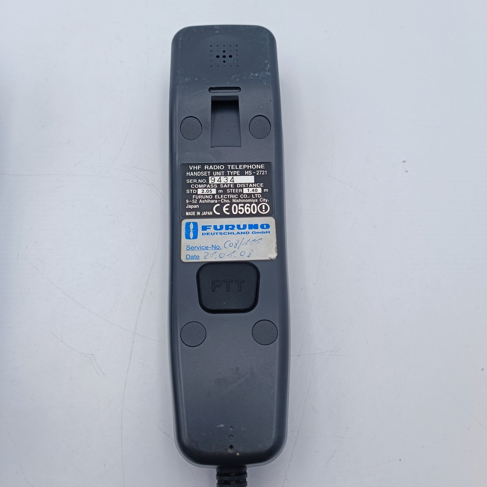 FURUNO RB-2721 Marine VHF Radiotelephone Handset for FM-2721 Radio Telephone4