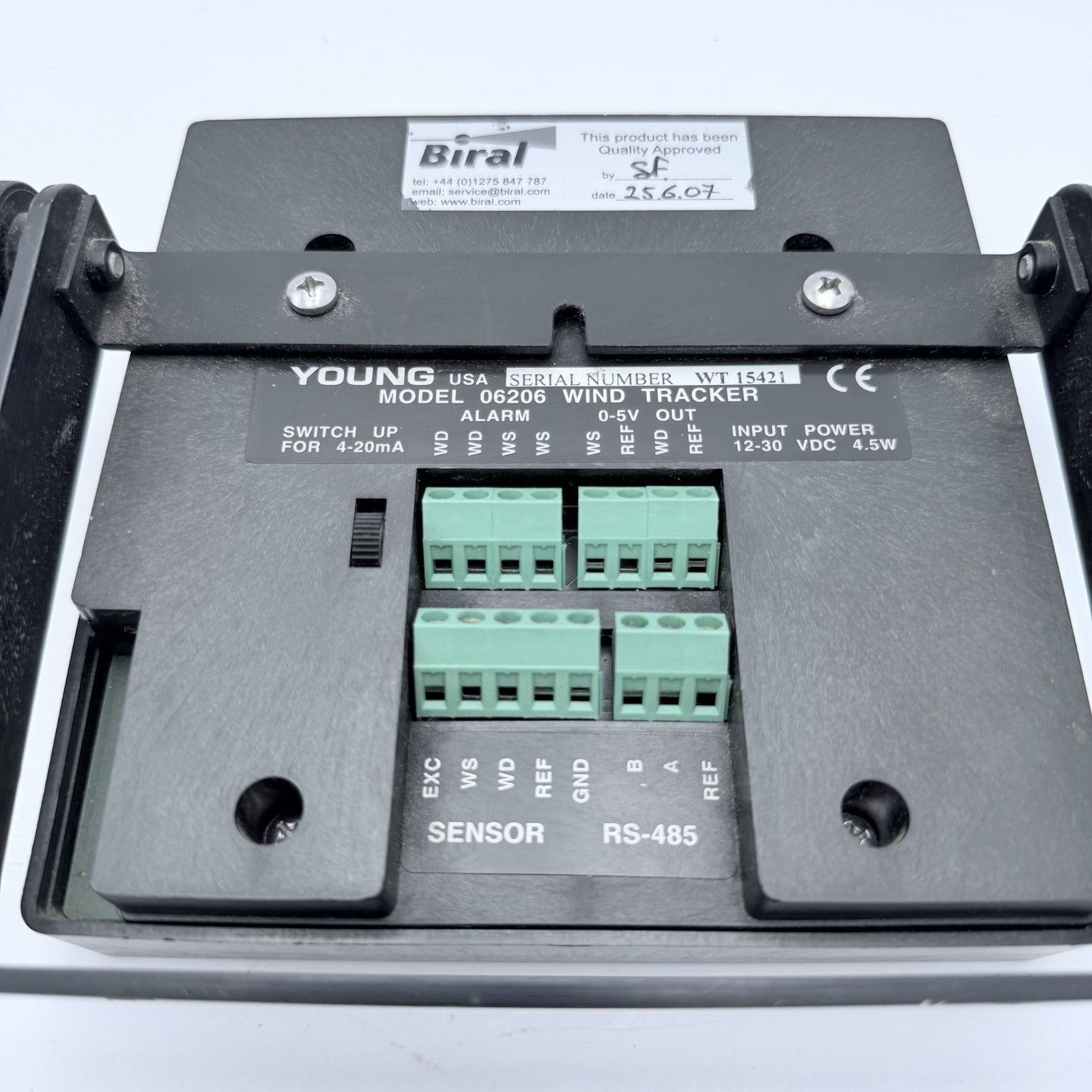 Young USA 06206 Wind Tracker Display Wind Speed Direction Indicator RS-4859