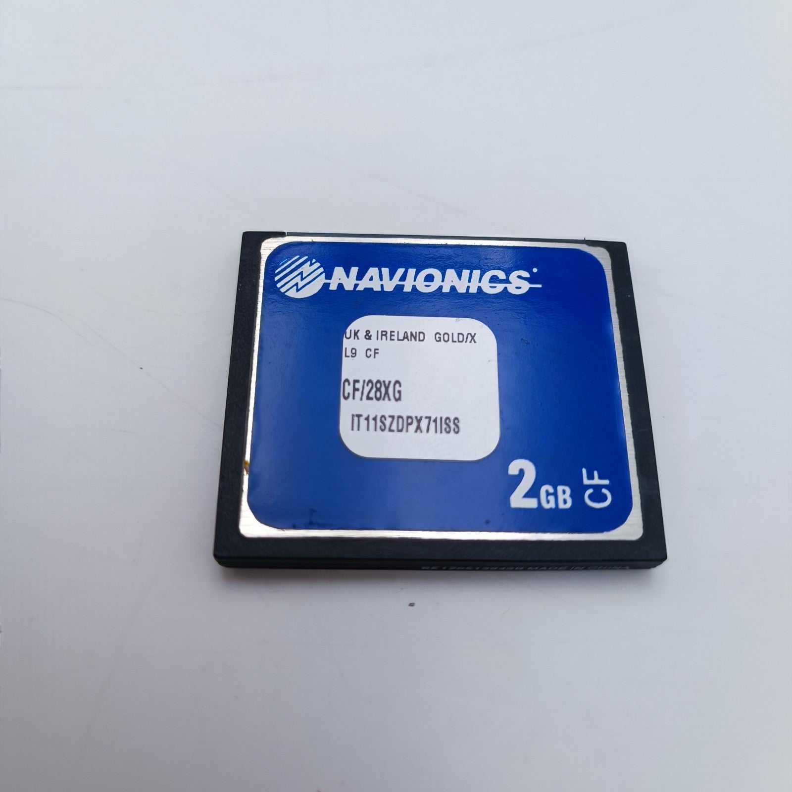 NAVIONICS 28XG CF Card UK Ireland & UK GOLD 2GB Raymarine E120 E80 C80 C1200