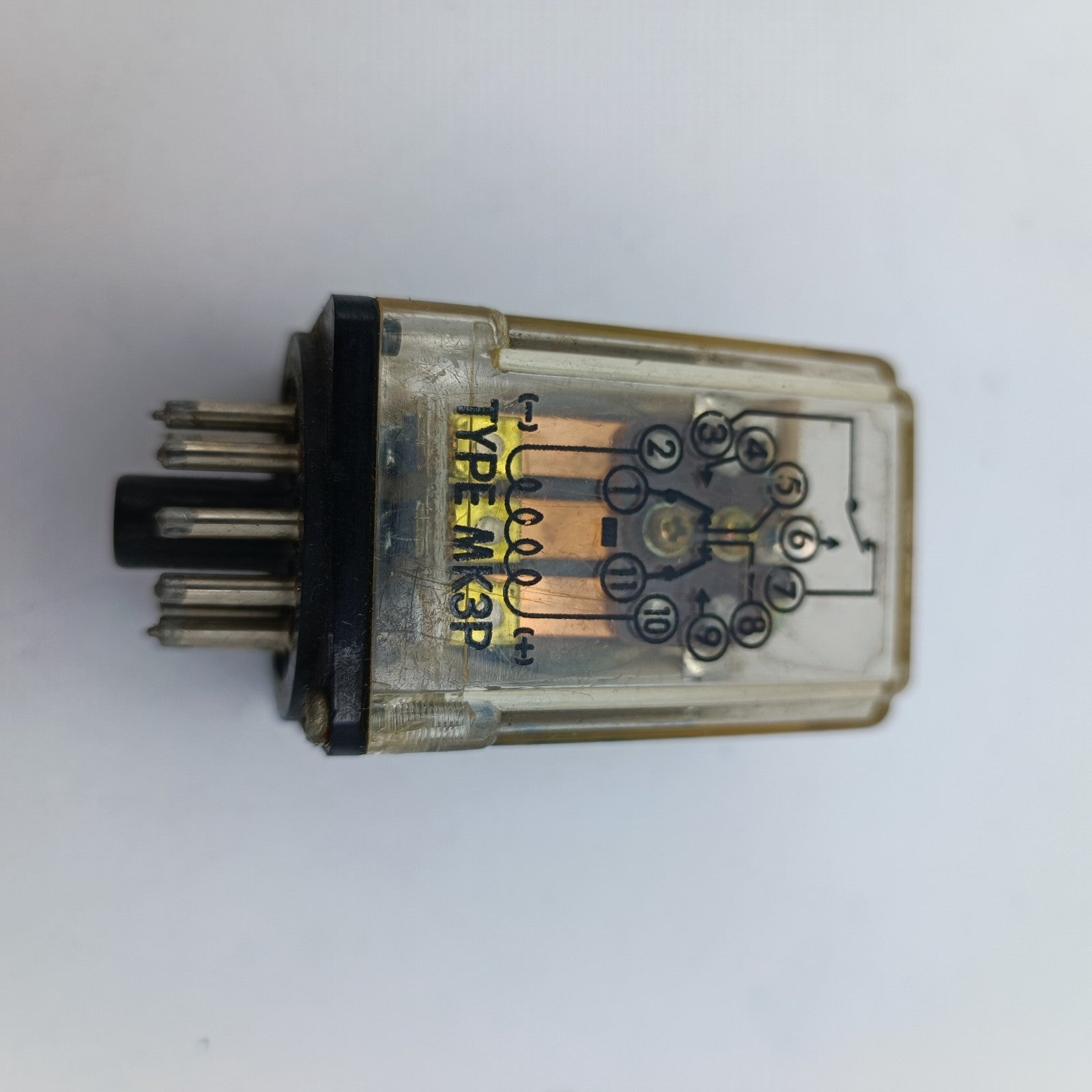 Omron MK3P 11 Pin Relay DC 12V Coil 10A Contact Current Silver Alloy Contacts2