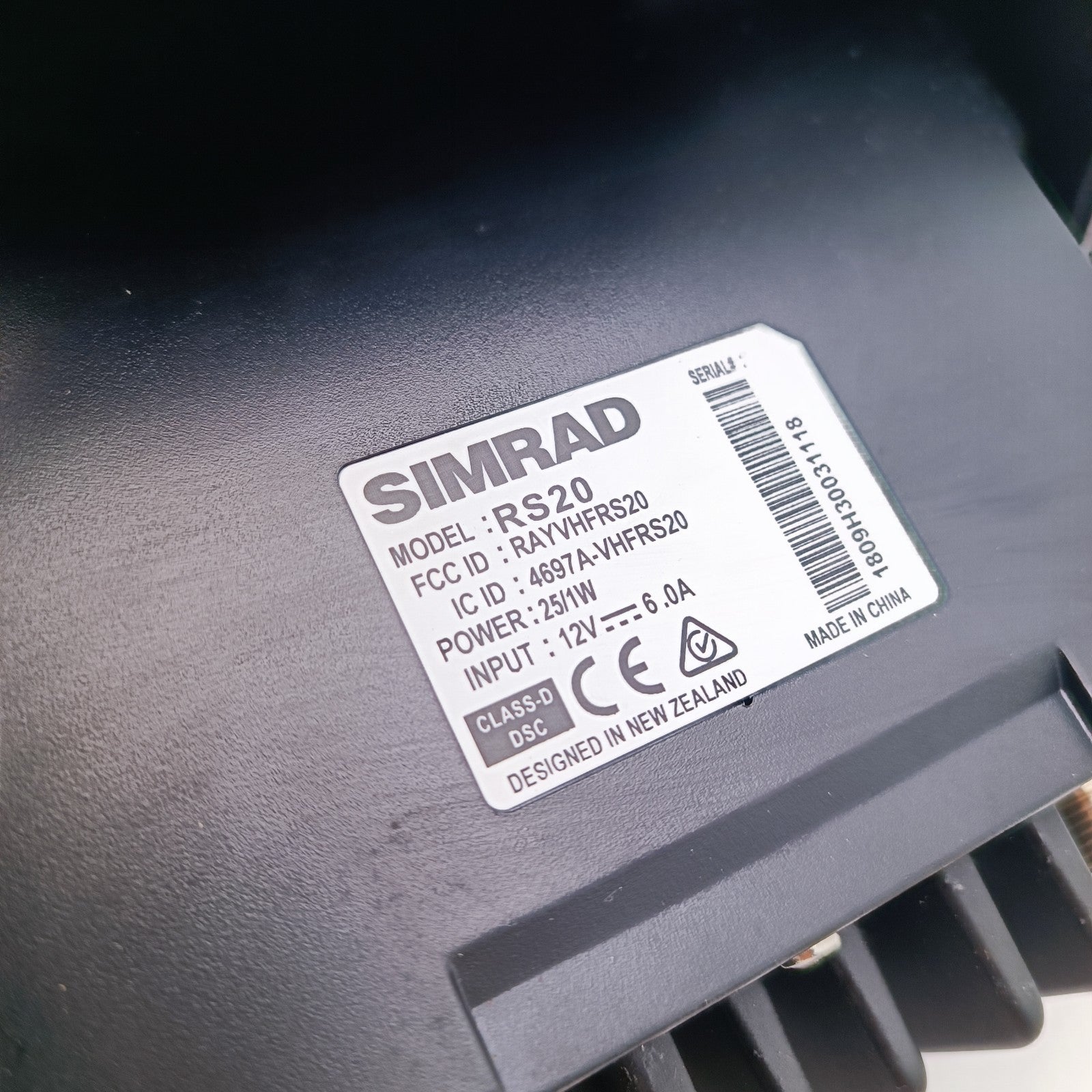 SIMRAD RS20 Fixed Marine VHF DSC Distress Transceiver Radio RS 20 Navico5
