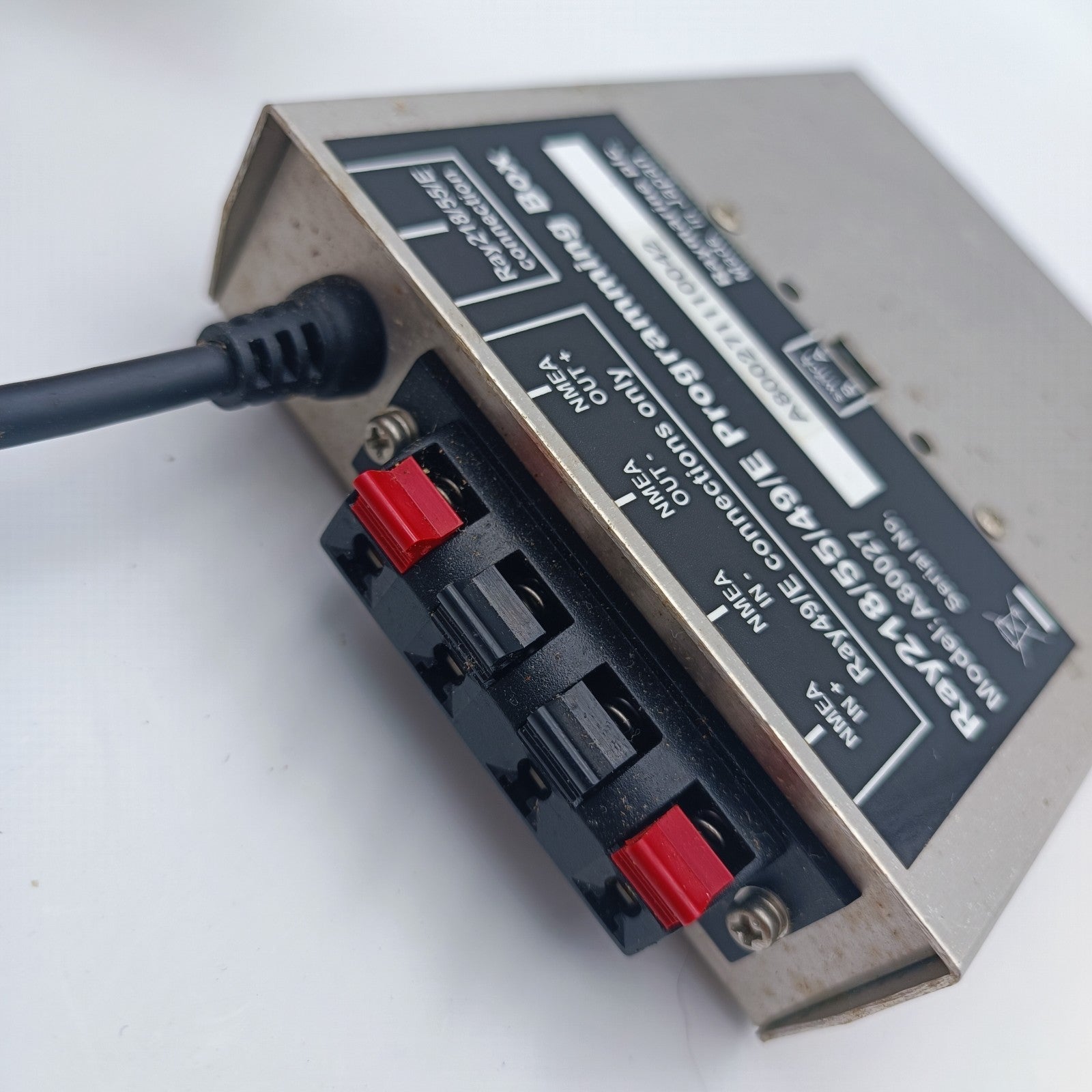 Raymarine RAY218 RAY54 RAY49 RAY218E RAY54E RAY49E VHF Programming Box A800274