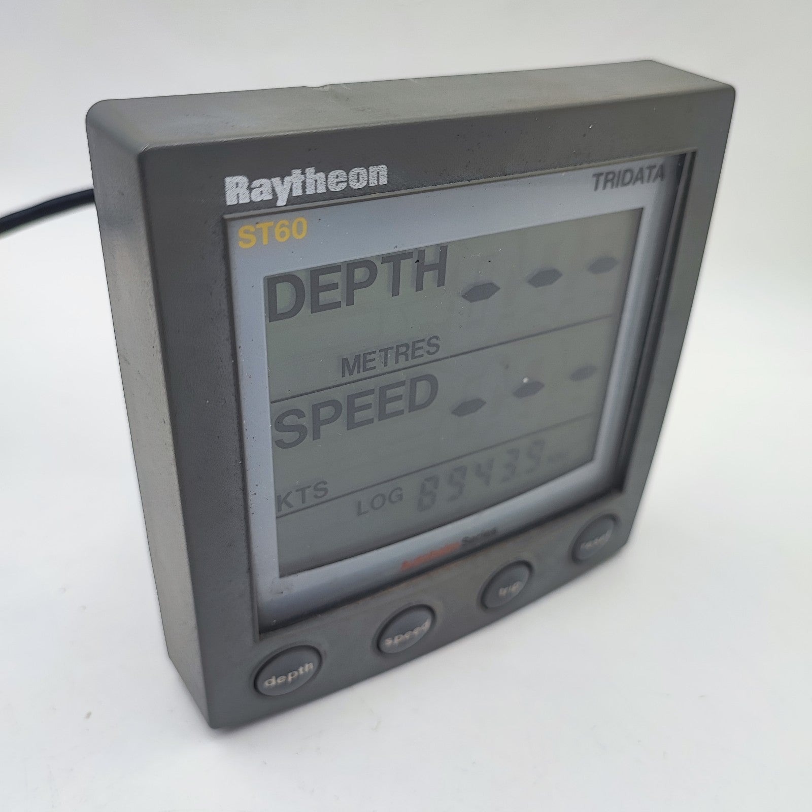 RAYMARINE ST60 TRIDATA ST60 Instrument Display Unit A22013 Depth Speed Temp REFU1