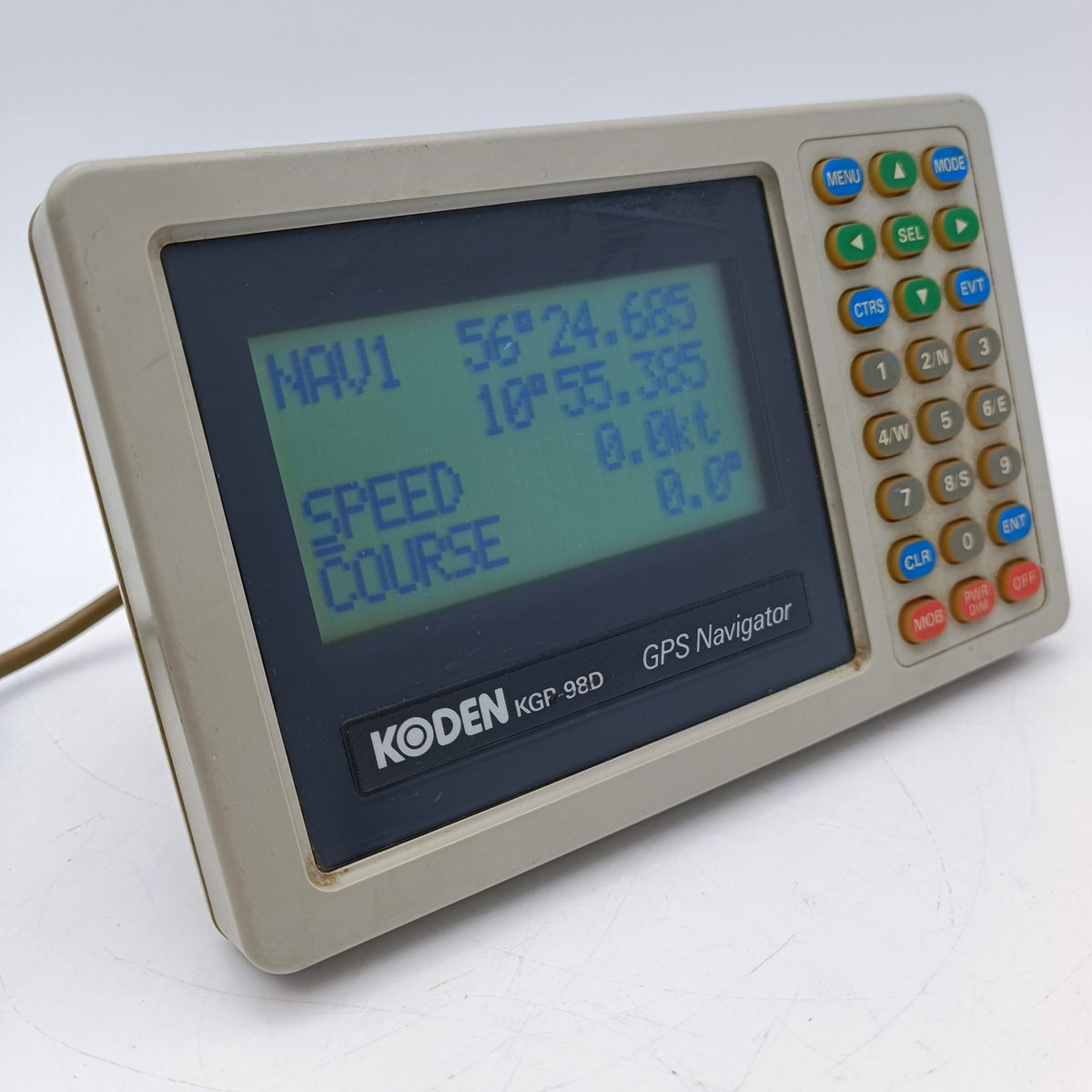 KODEN KGP-98D GPS Navigator Graphic Display Unit Alarm Capability GMDSS0