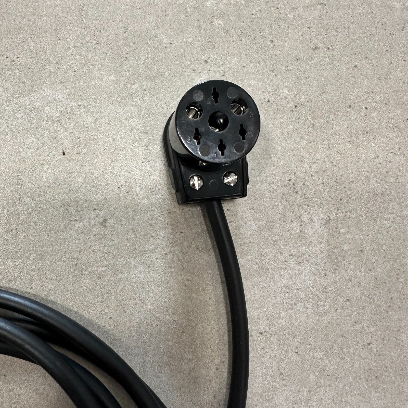 Sailor SP DC radio plug Power Cable RT2048 RT144 R109 Hirschmann MEK 60 MEK604